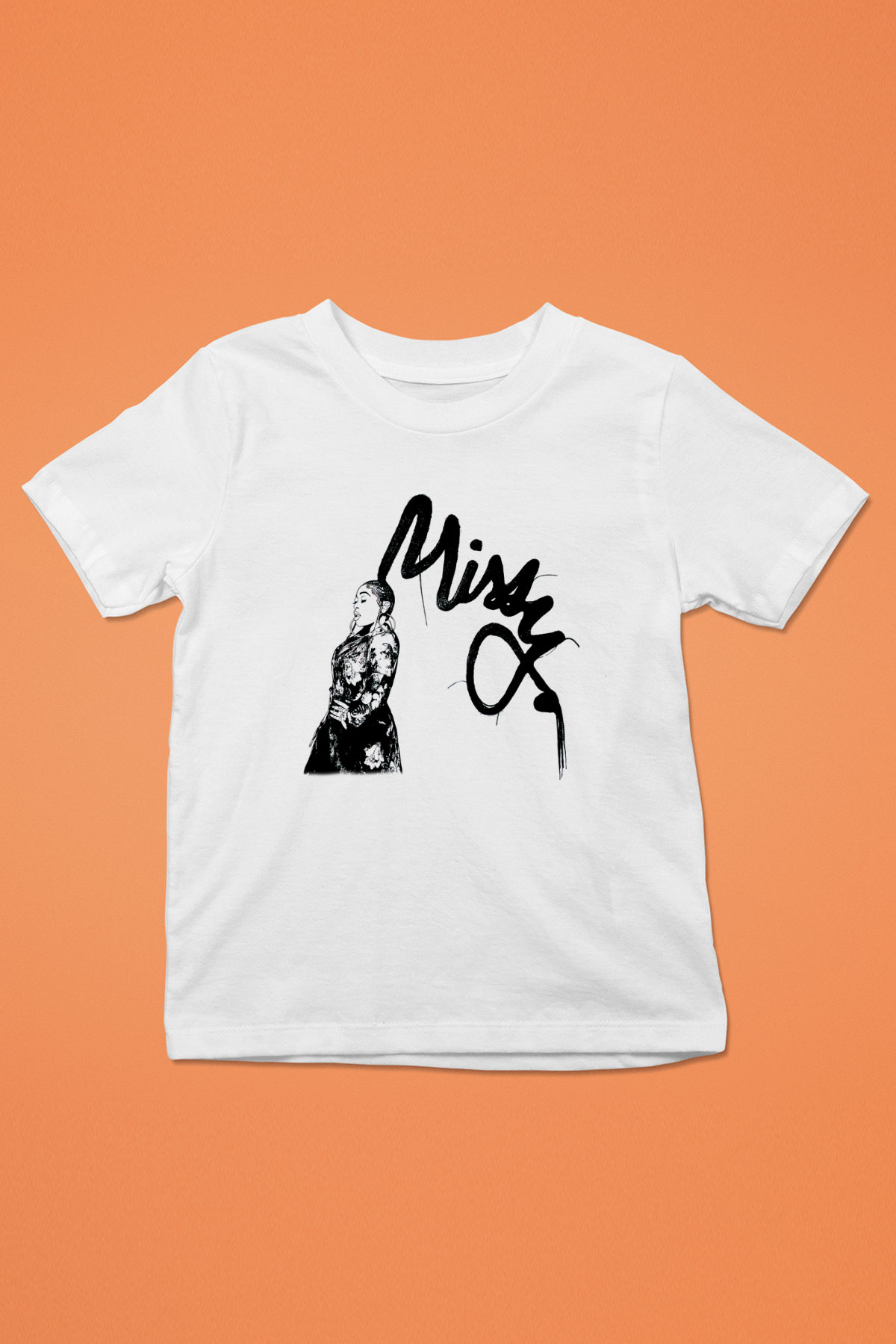 Missy Elliott Beyaz Unisex Çocuk Tişört