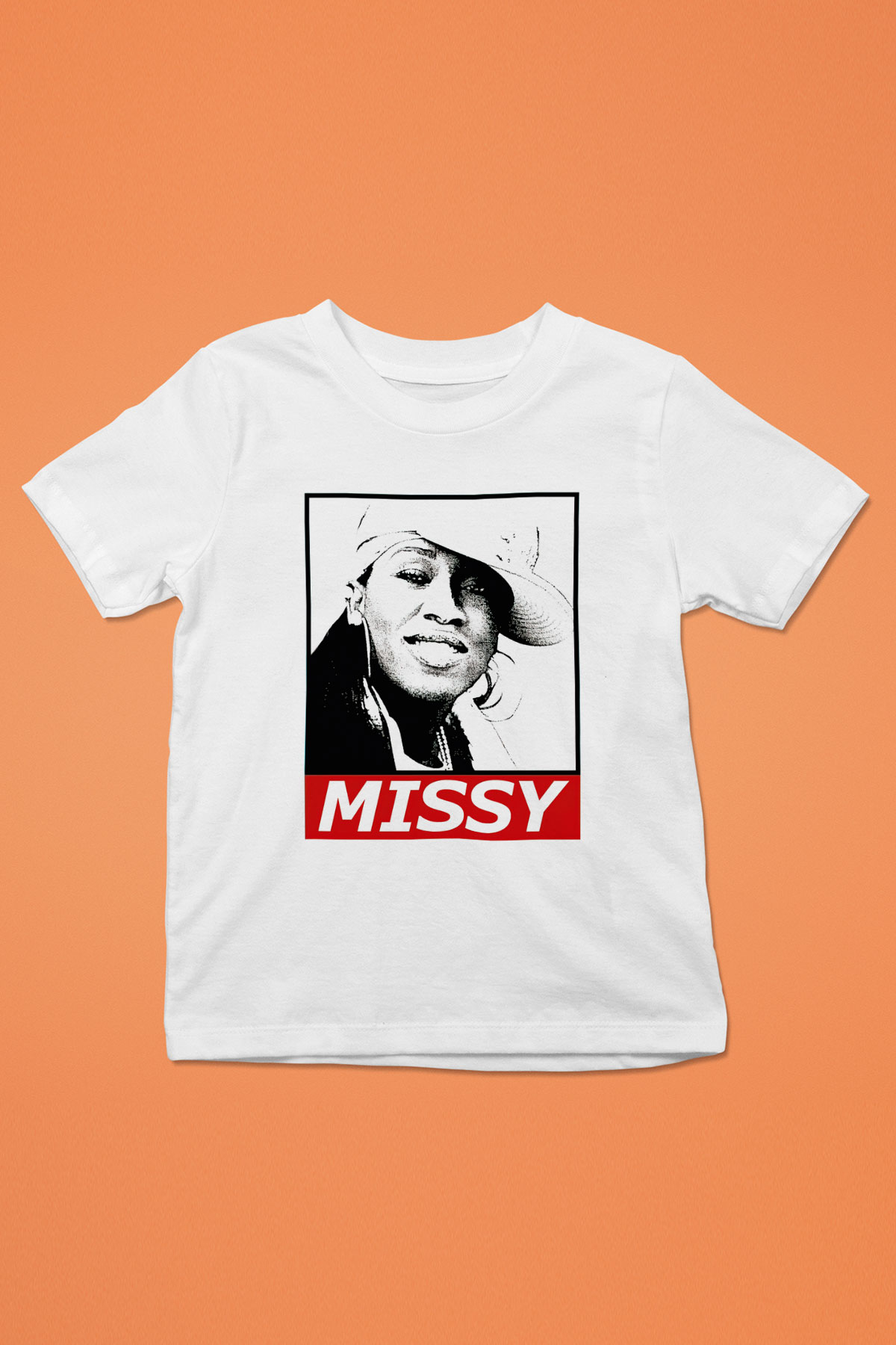 Missy Elliott Beyaz Unisex Çocuk Tişört