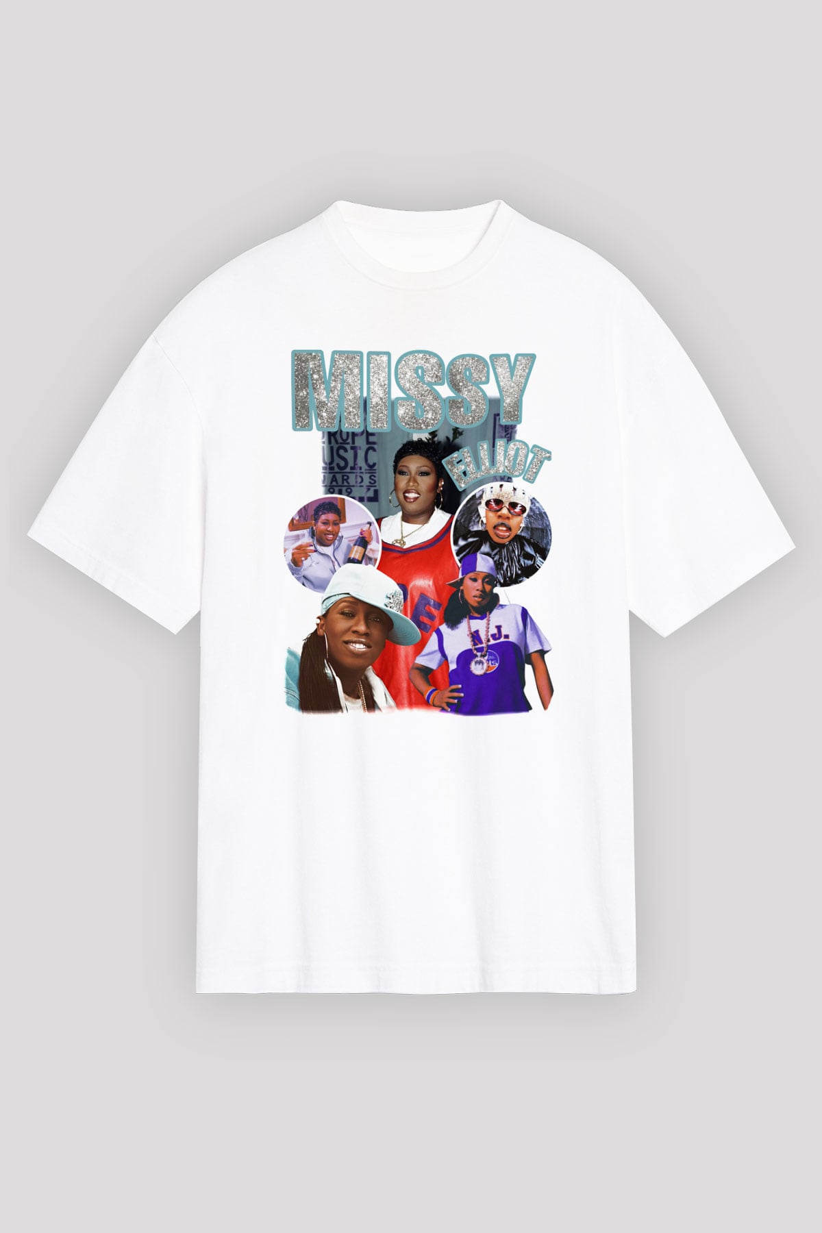 Missy Elliott Beyaz Unisex Tişört T-Shirt - TişörtFabrikası