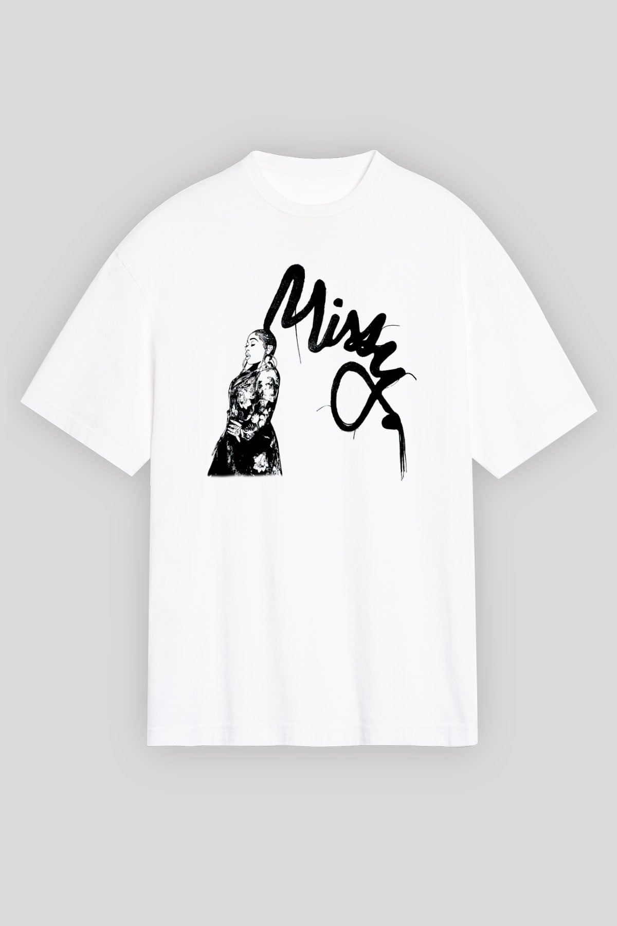 Missy Elliott Beyaz Unisex Tişört T-Shirt - TişörtFabrikası