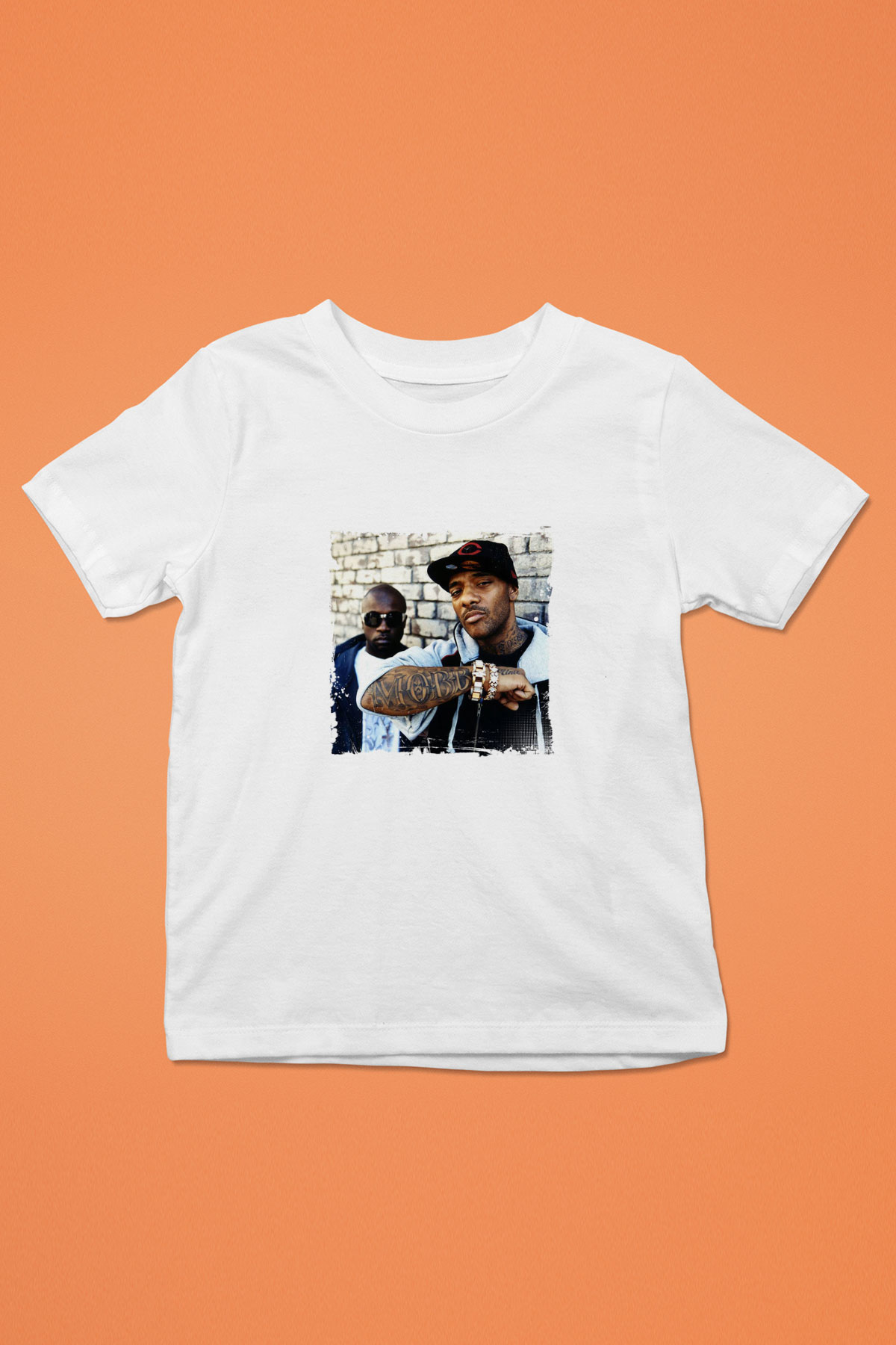 Mobb Deep Baskılı Unisex Beyaz Çocuk Tişört