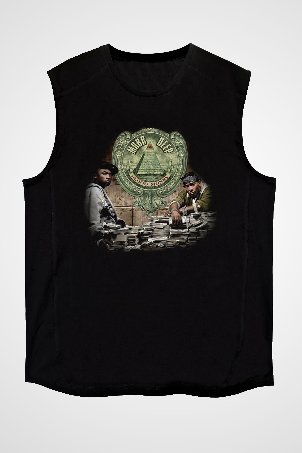 Mobb Deep Siyah Unisex Kolsuz Tişört