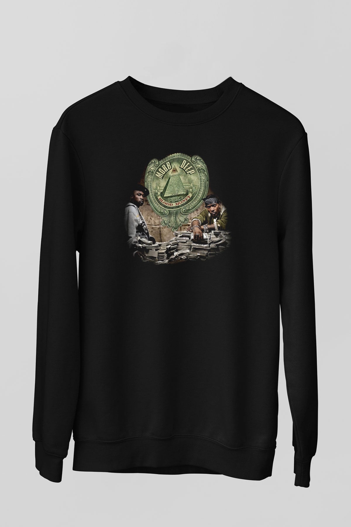 Mobb Deep Siyah Unisex Sweatshirt