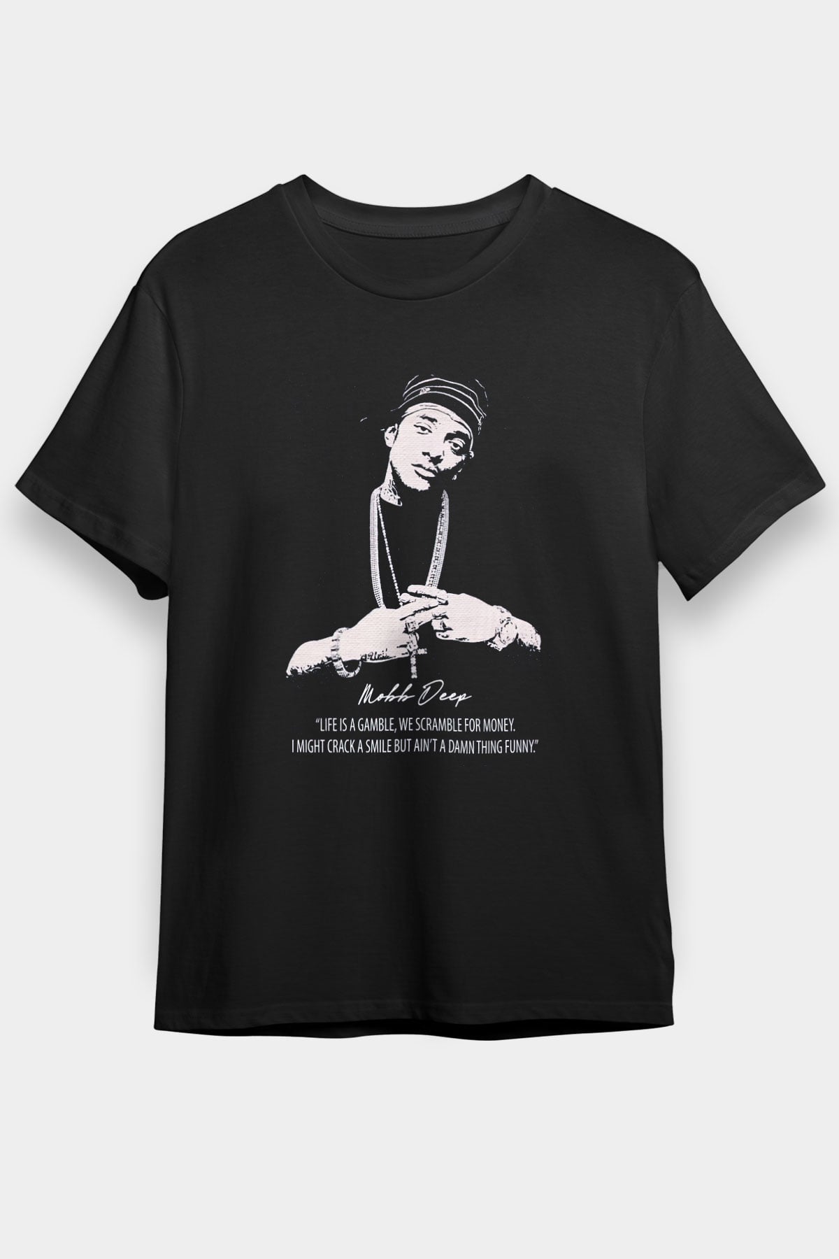 Mobb Deep Siyah Unisex Tişört T-Shirt - TişörtFabrikası