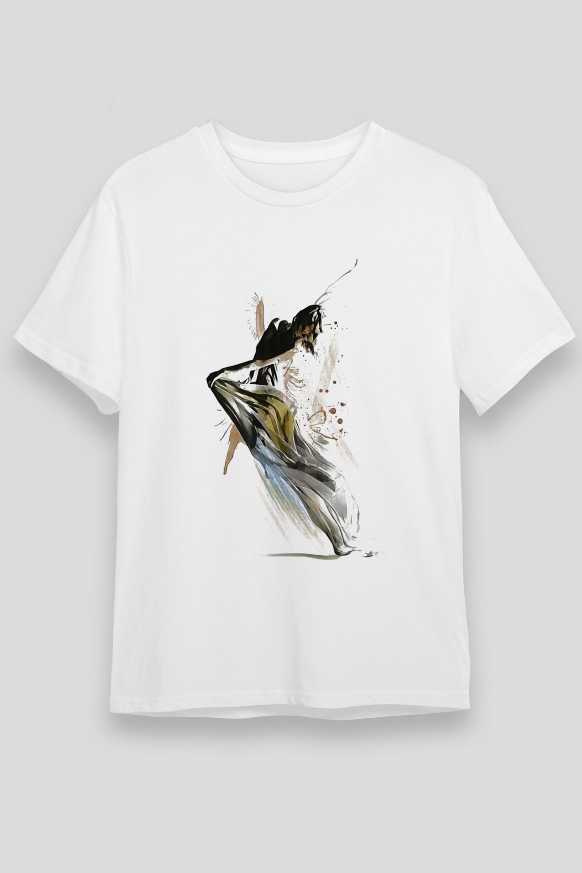 Modern Dans Beyaz Unisex Tişört T-Shirt - TişörtFabrikası