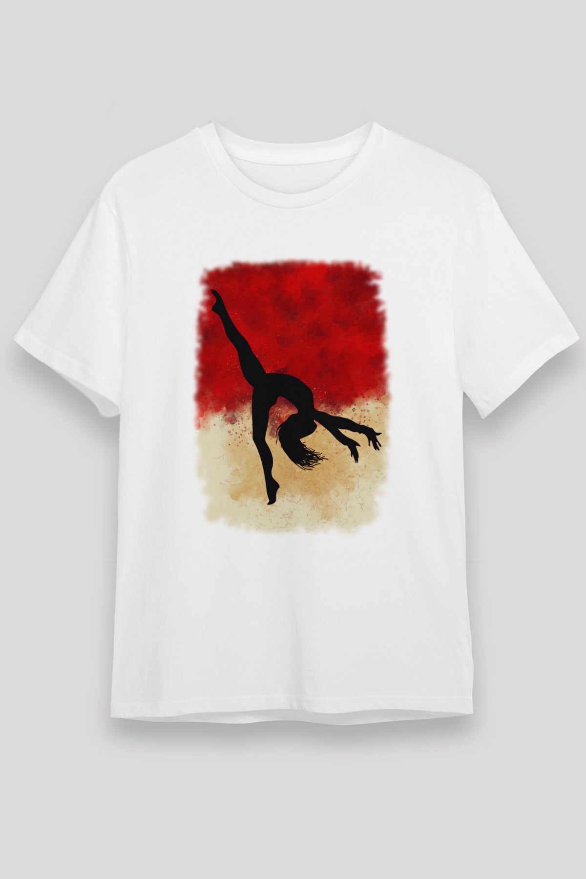 Modern Dans Beyaz Unisex Tişört T-Shirt - TişörtFabrikası
