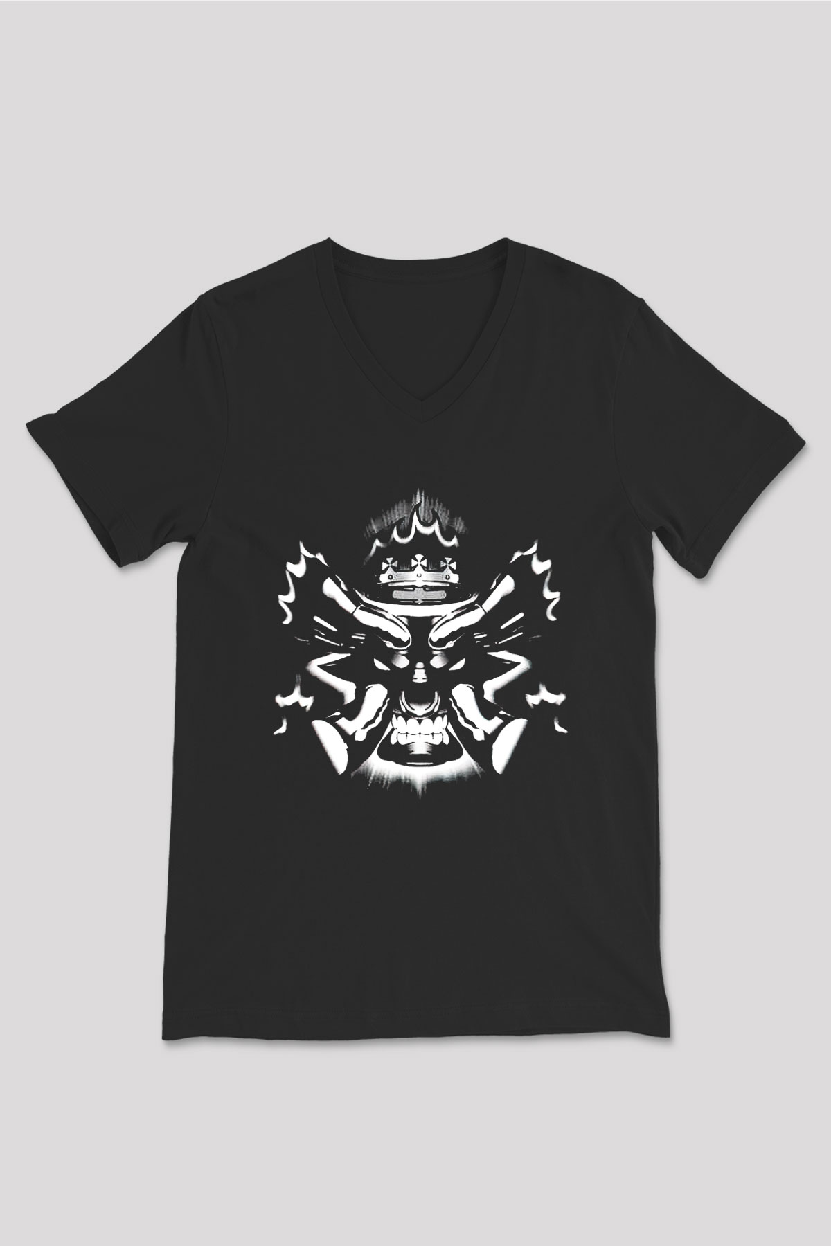 Monster Magnet Siyah Unisex V Yaka Tişört T-Shirt