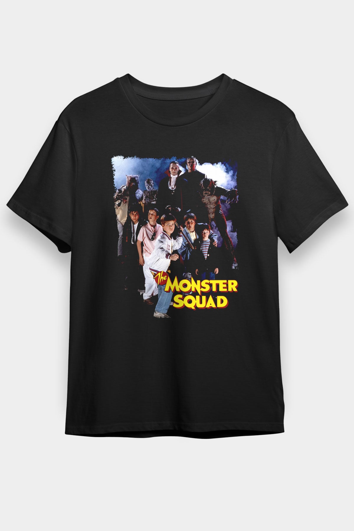 Monster Squad Siyah Unisex Tişört