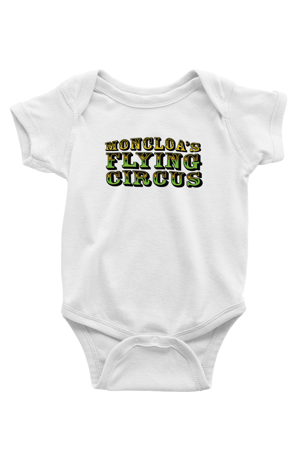 Monty Python's Flying Circus Baskılı Beyaz Unisex Bebek Body - Zıbın