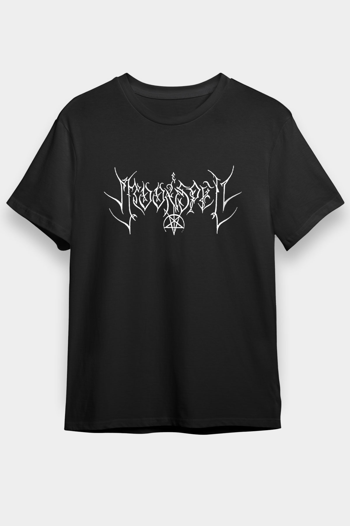 Moonspell Baskılı Unisex Siyah Tişört - Tshirt