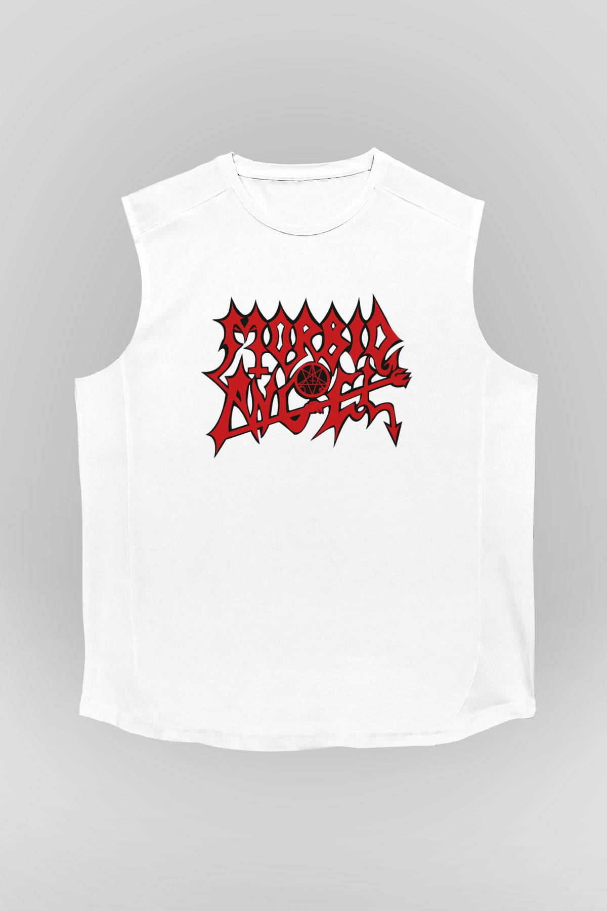 Morbid Angel Beyaz Unisex Kolsuz Tişört