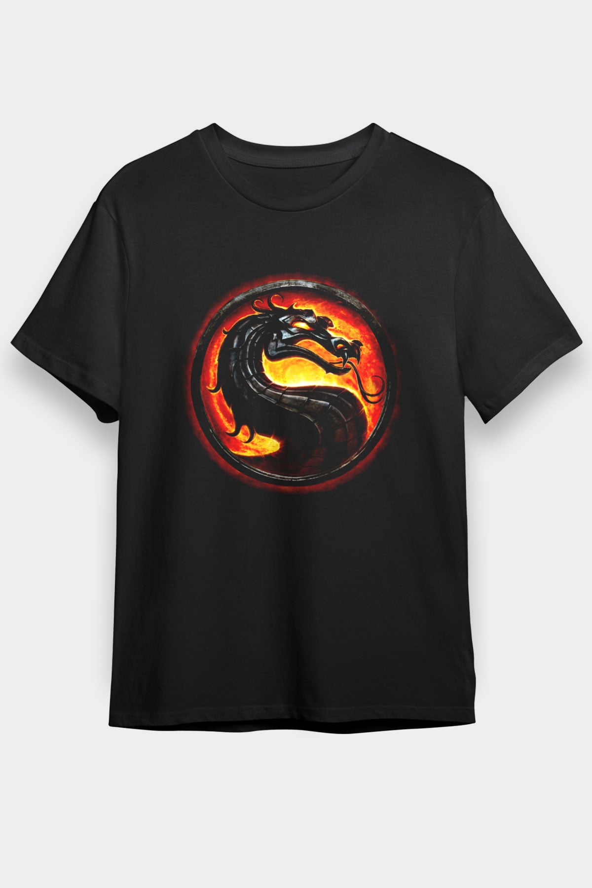 Mortal Kombat Siyah Unisex Tişört T-Shirt
