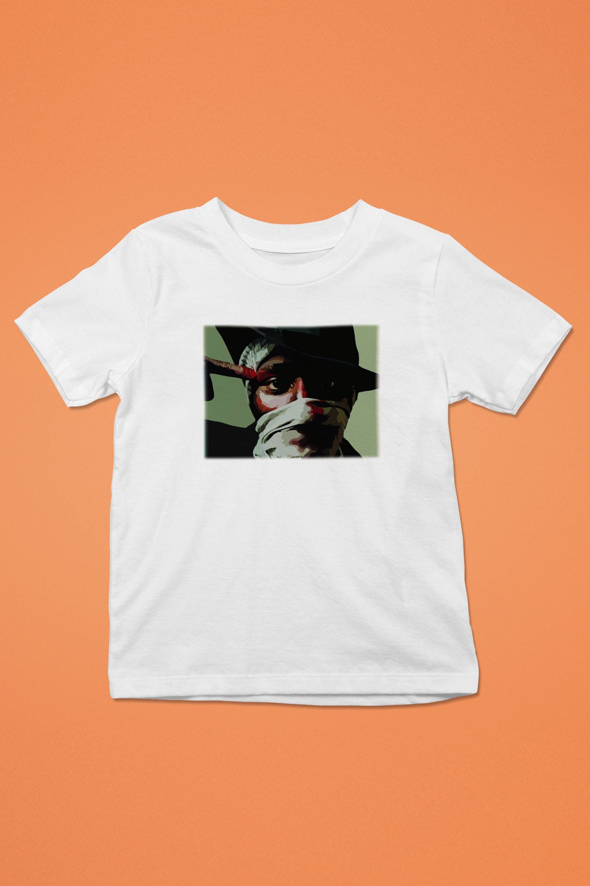Mos Def Baskılı Beyaz Unisex Çocuk Tişört