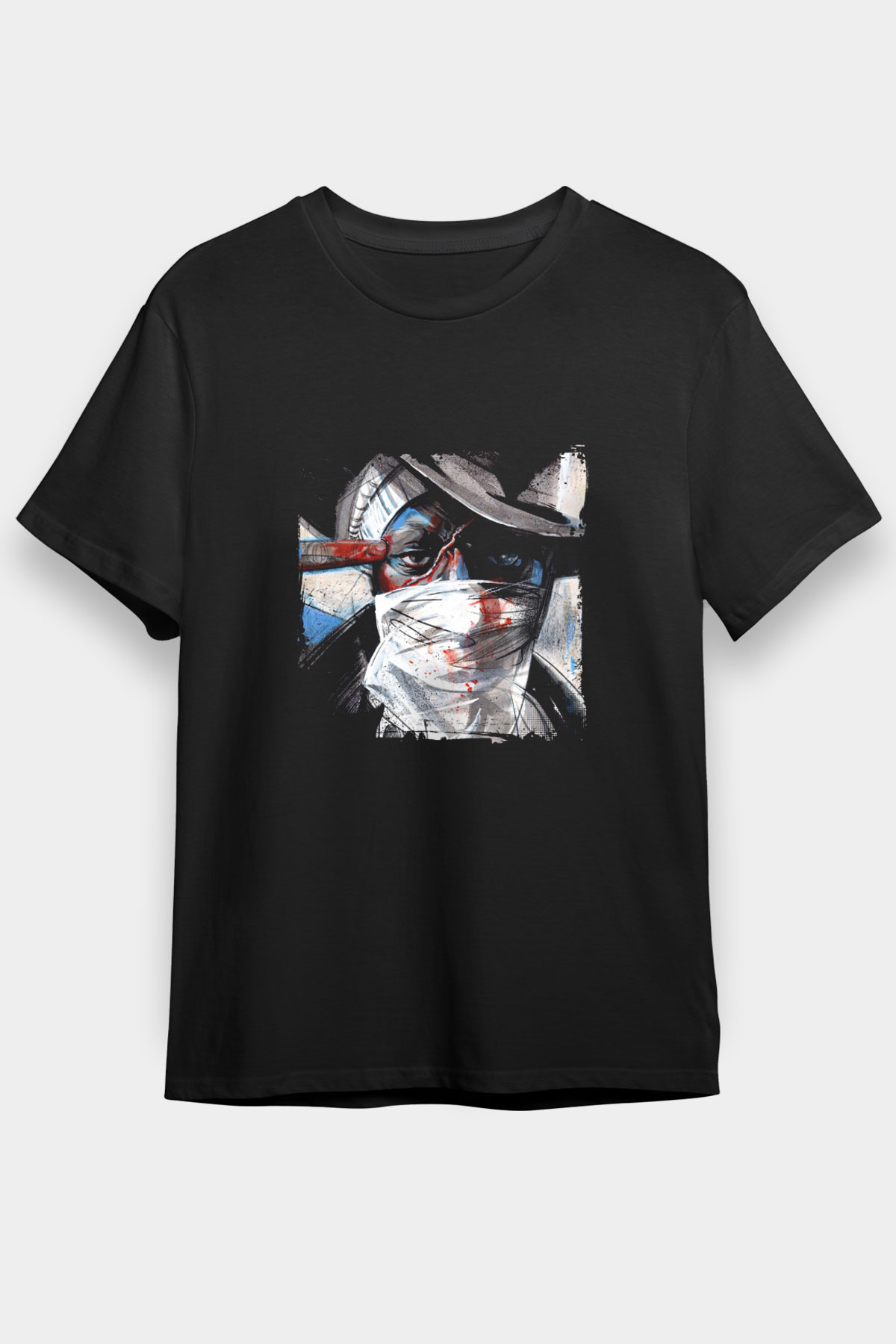 Mos Def Baskılı Unisex Siyah Tişört
