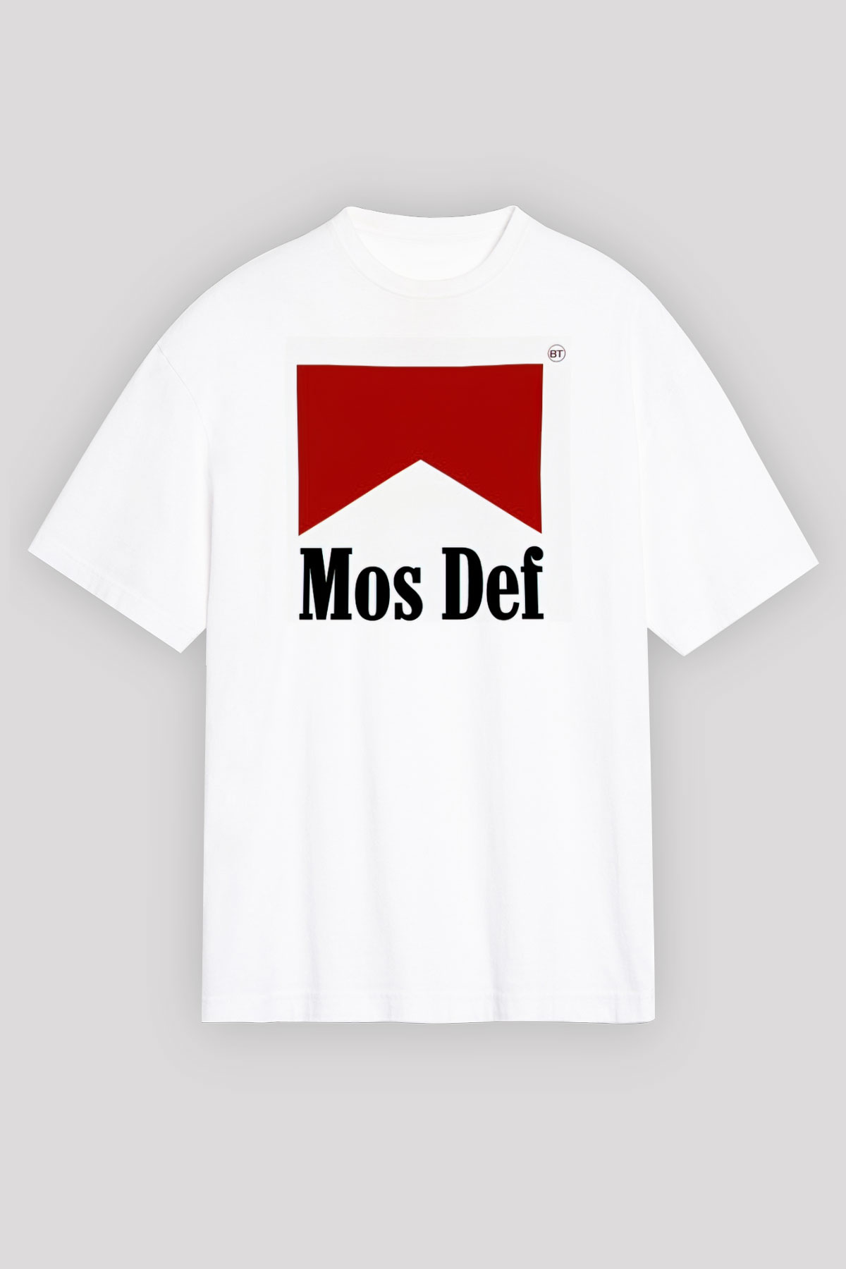 Mos Def Beyaz Unisex Tişört T-Shirt - TişörtFabrikası