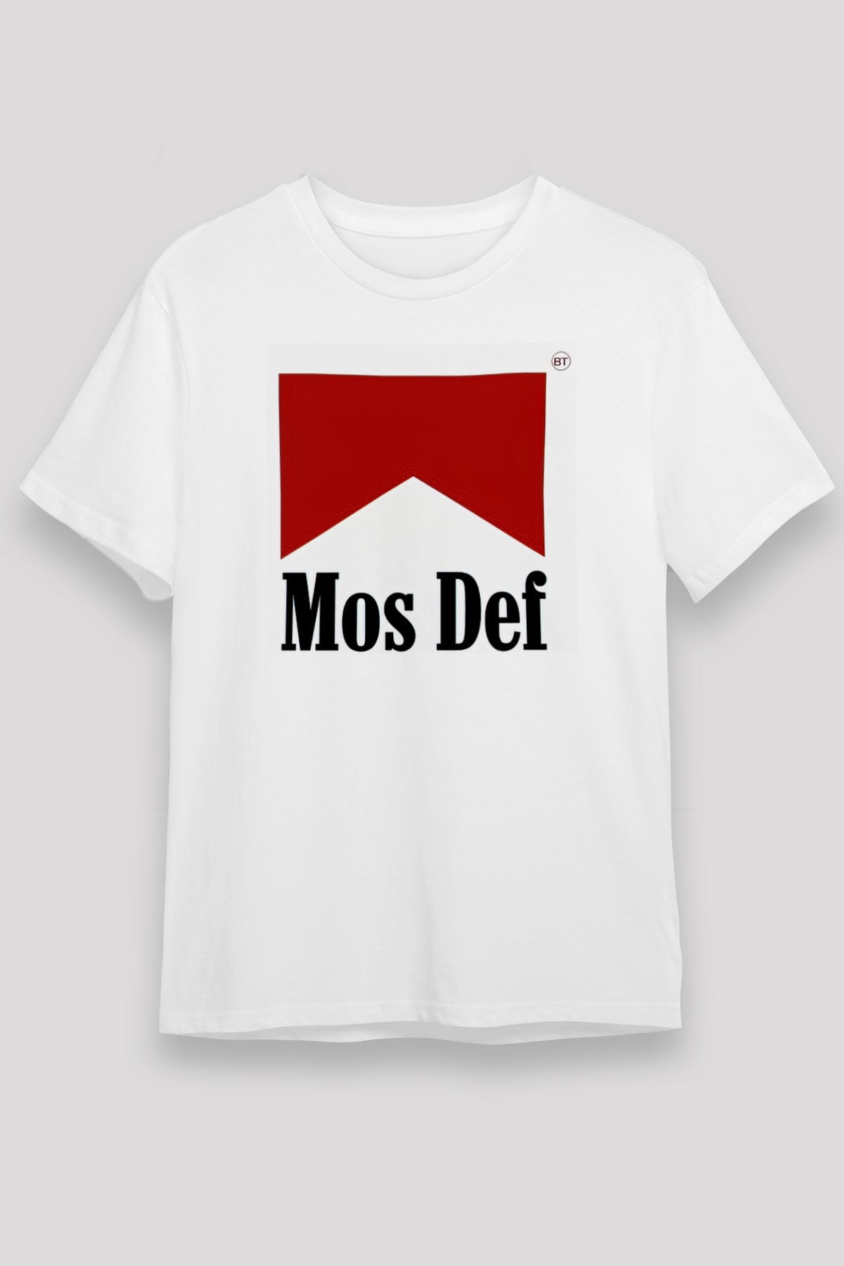 Mos Def Beyaz Unisex Tişört T-Shirt - TişörtFabrikası