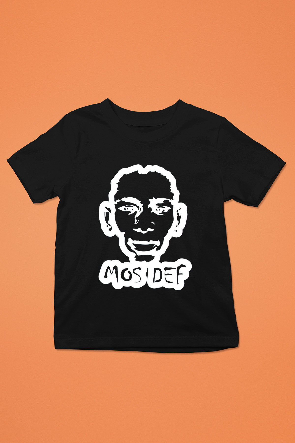 Mos Def Siyah Unisex Çocuk Tişört