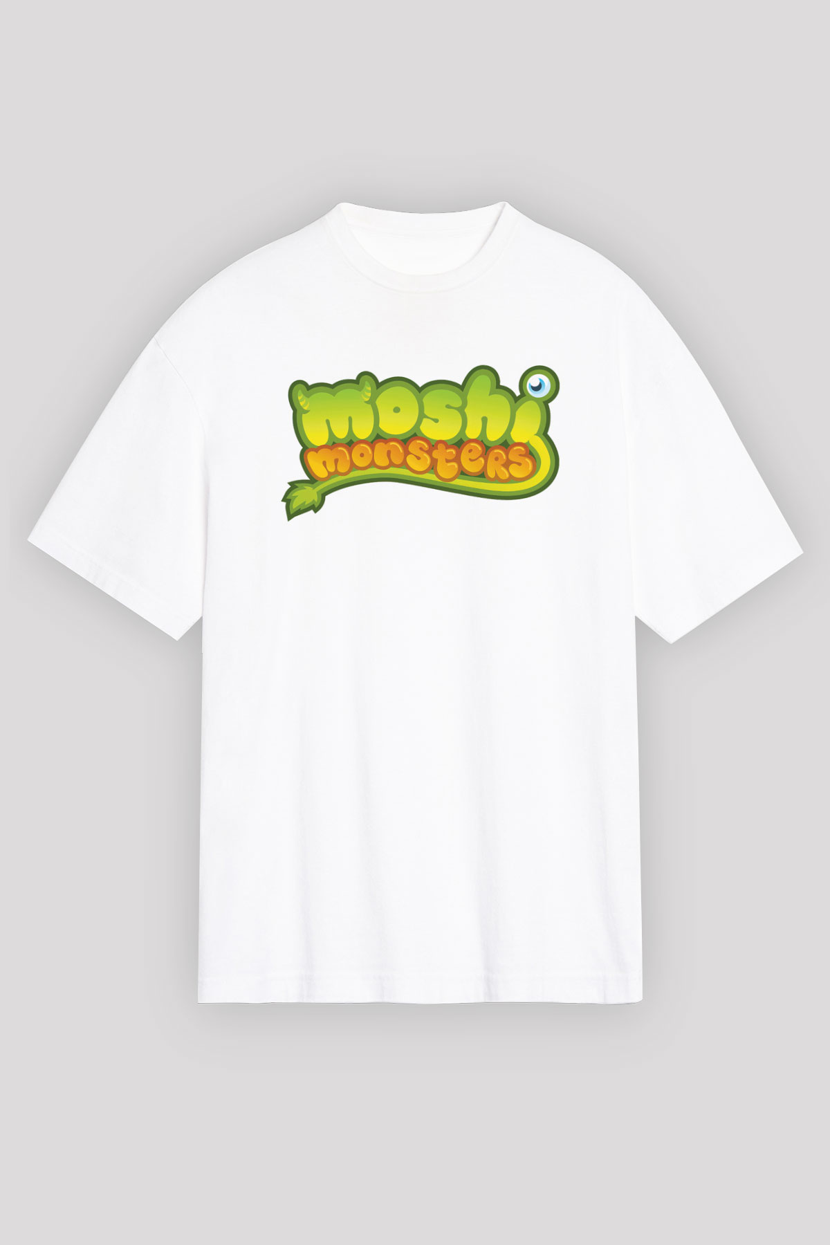 Moshi Monsters Beyaz Unisex Tişört T-Shirt