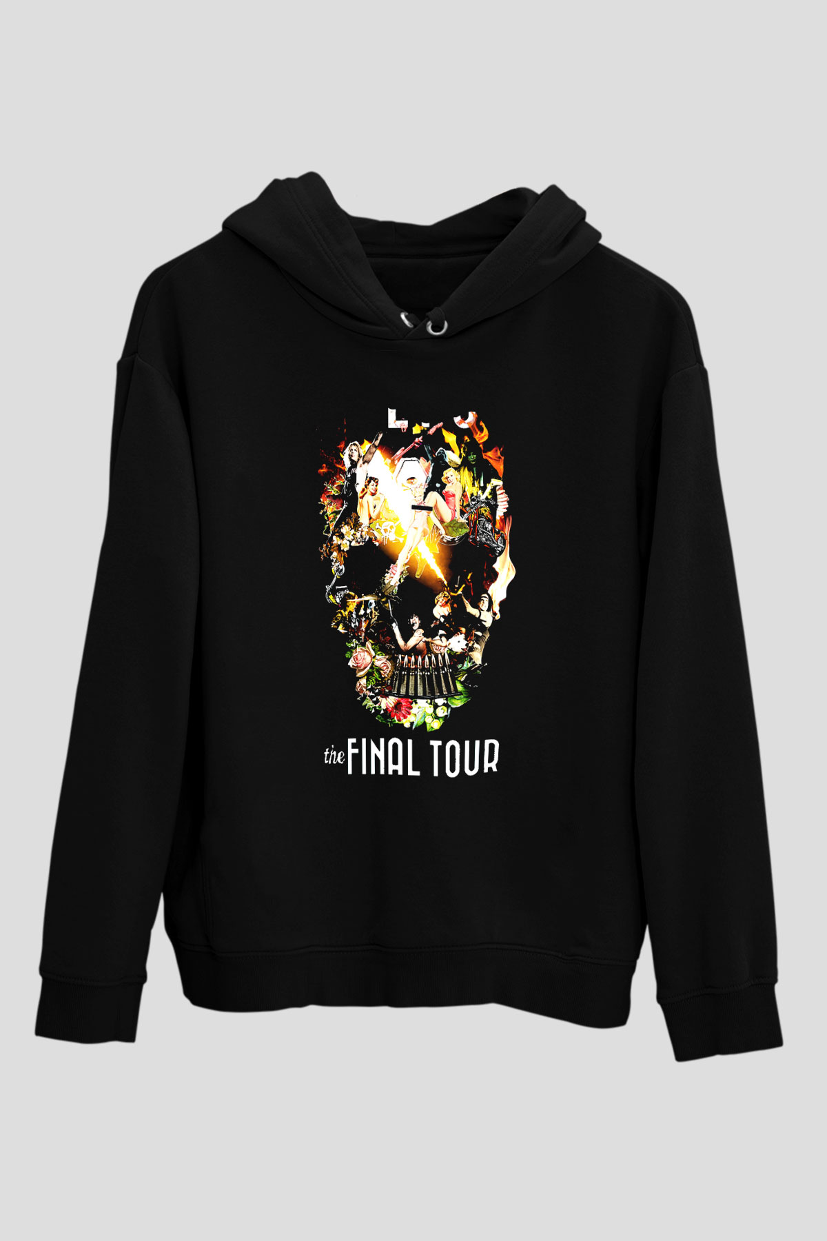 Mötley Crüe Siyah Unisex Hoodie