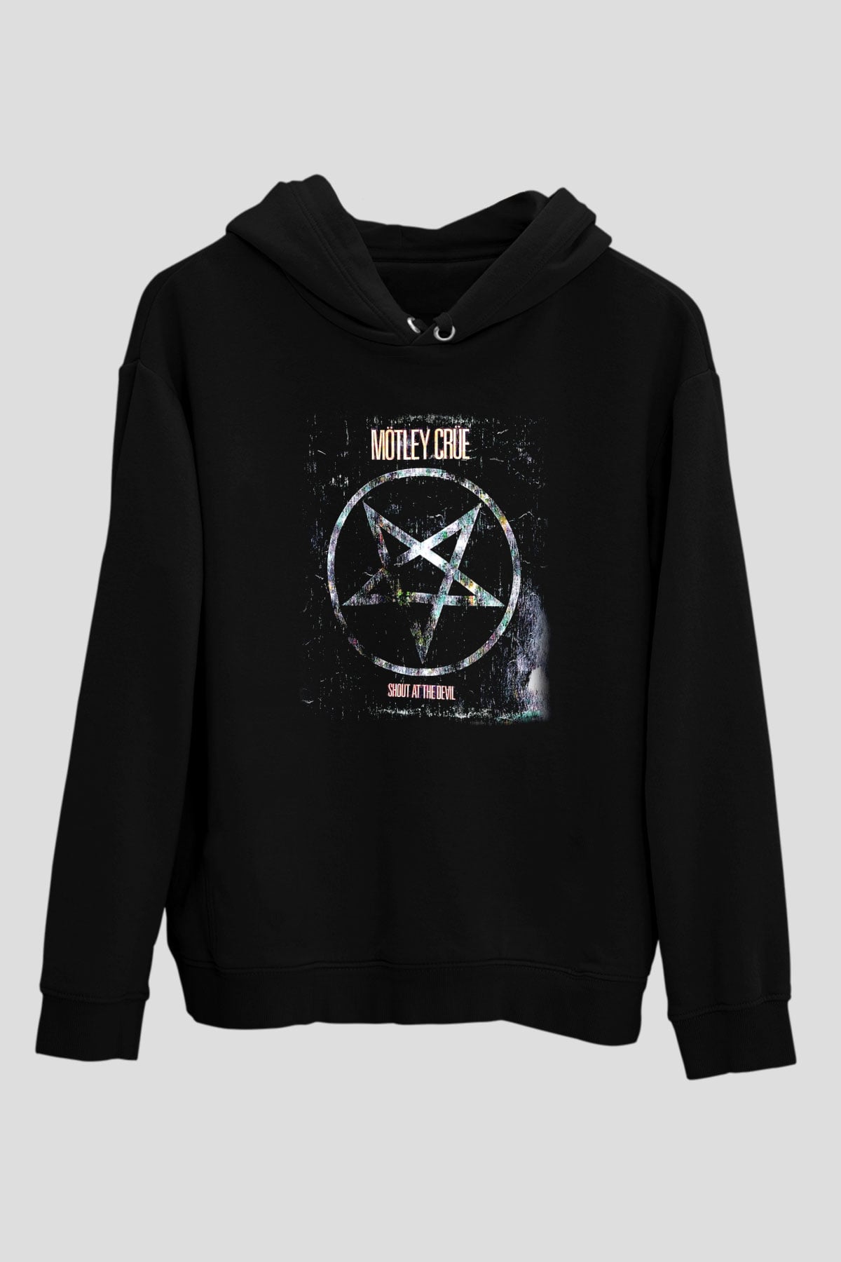 Mötley Crüe Siyah Unisex Hoodie