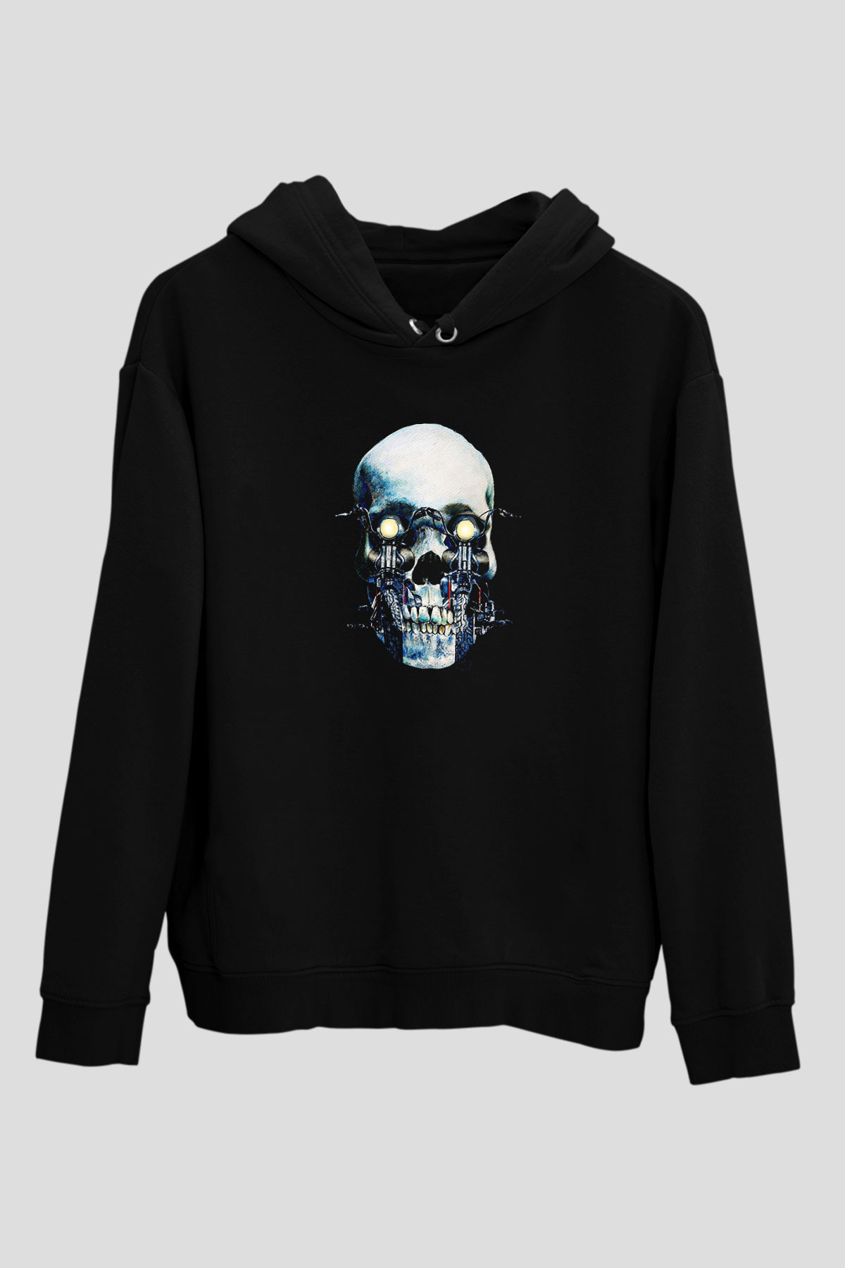 Motor Sporları - Motor sports Baskılı Unisex Siyah Hoodie