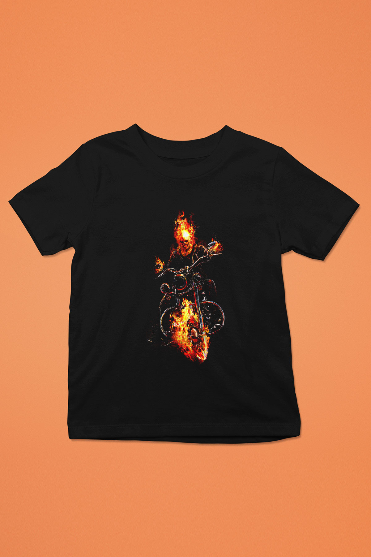 Motor Sporları - Motor sports Baskılı Unisex Siyah Çocuk Tİşörtü - Tshirt