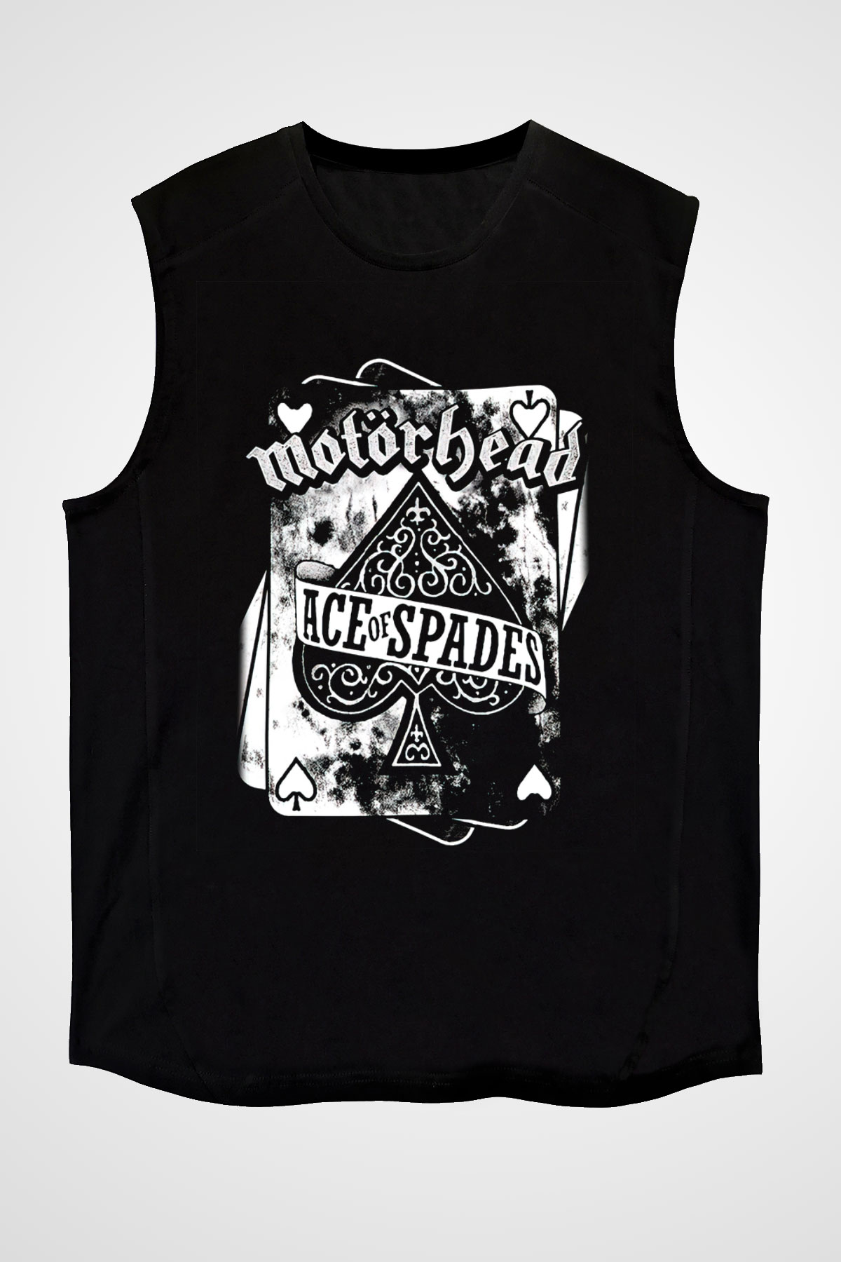 Motörhead Ace Of Spades Siyah Unisex Kolsuz Tişört