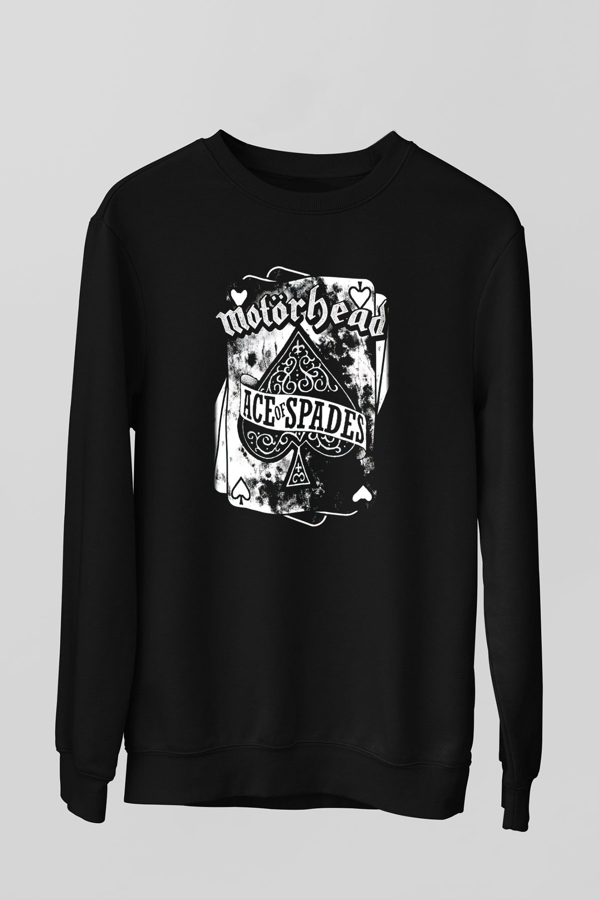 Motörhead Ace Of Spades Siyah Unisex Sweatshirt