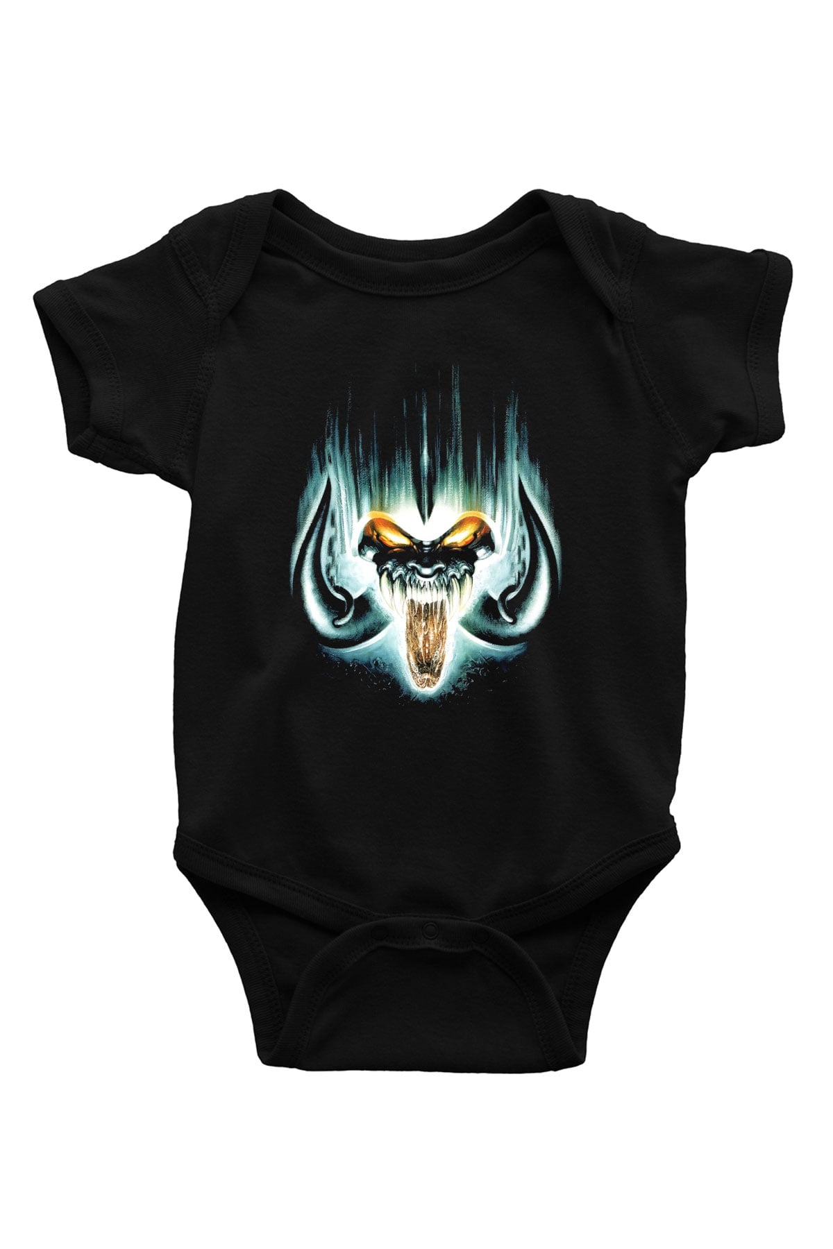 Motörhead Baskılı Siyah Bebek Body - Zıbın