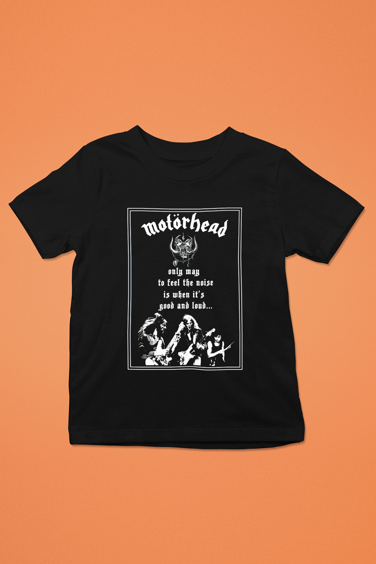 Motörhead Baskılı Siyah Unisex Çocuk Tişört