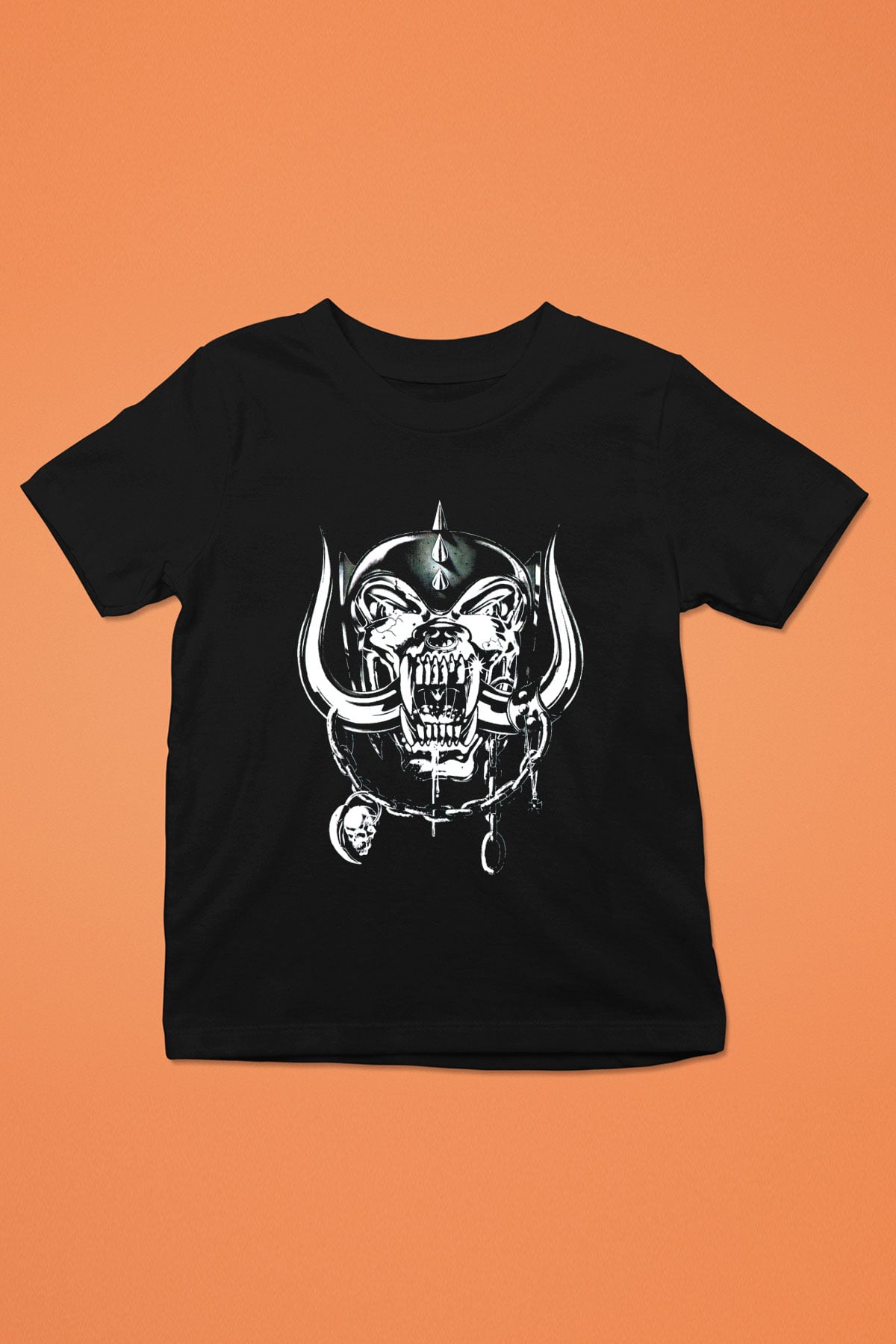 Motörhead Baskılı Siyah Unisex Çocuk Tişört