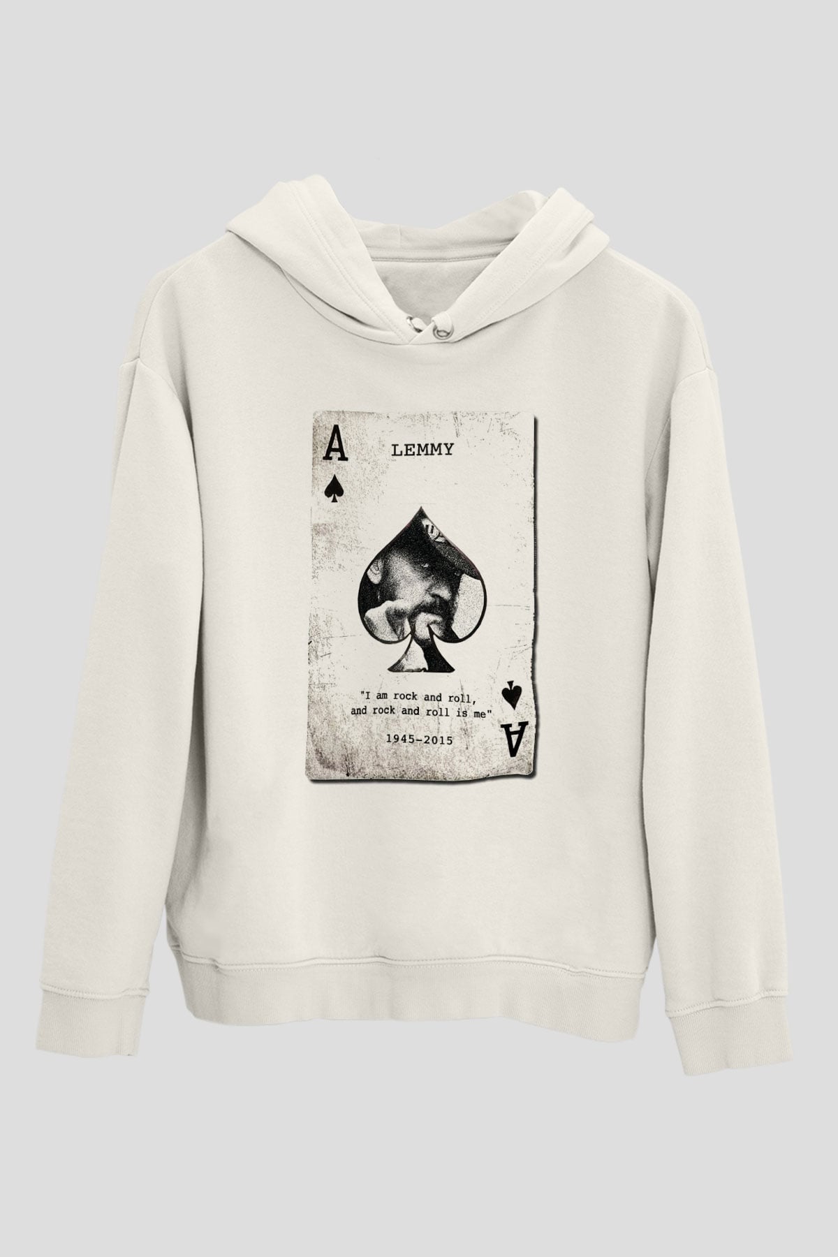 Motörhead Beyaz Unisex Kapşonlu Sweatshirt