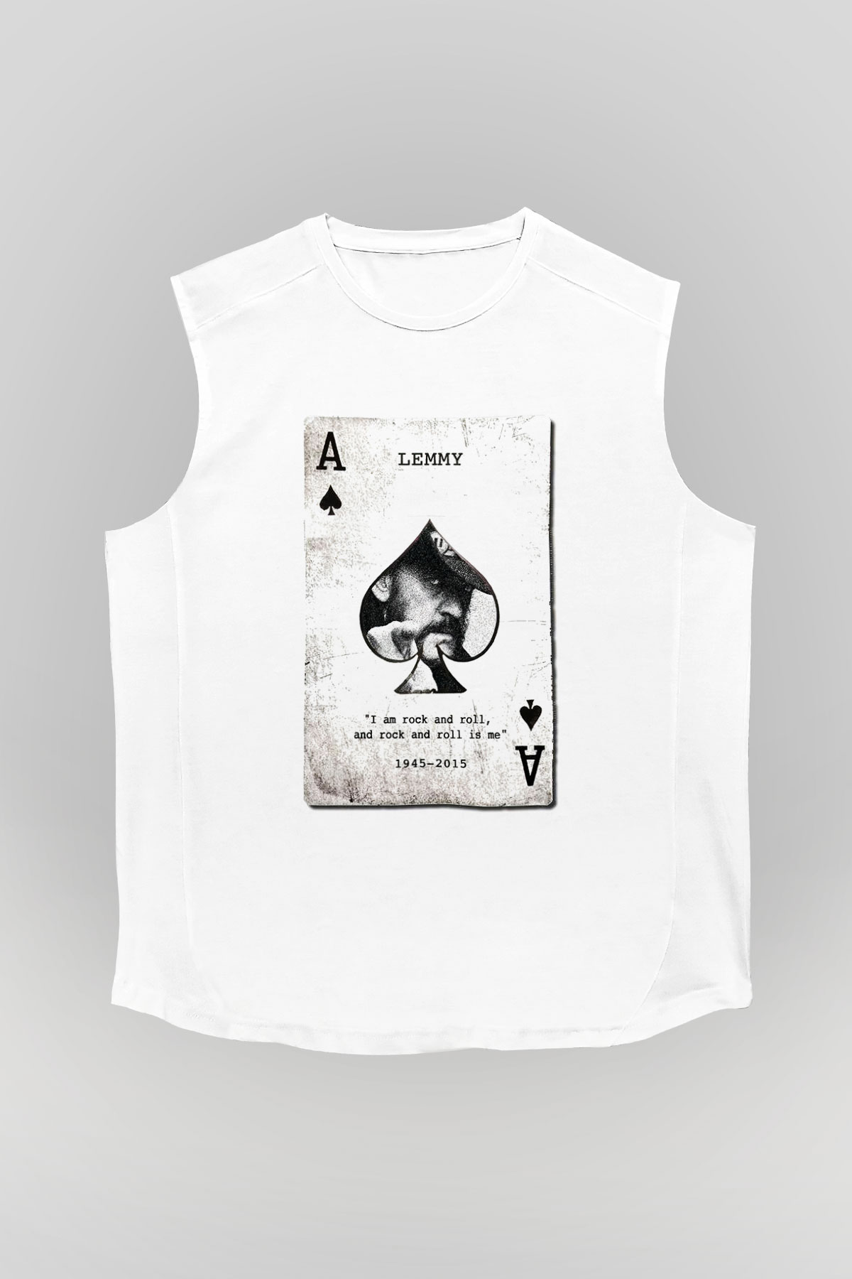 Motörhead Beyaz Unisex Kolsuz Tişört