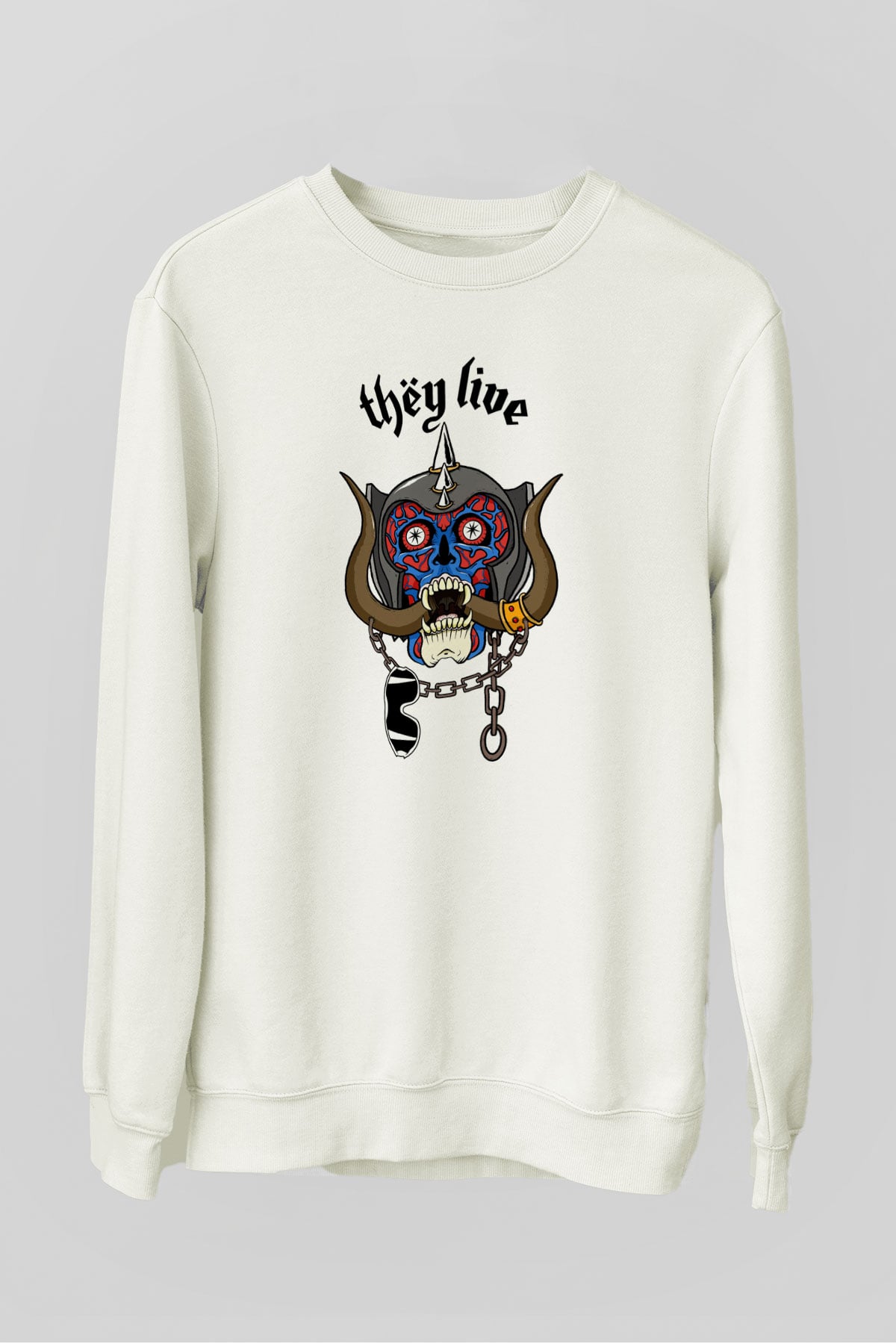 Motörhead Beyaz Unisex Sweatshirt