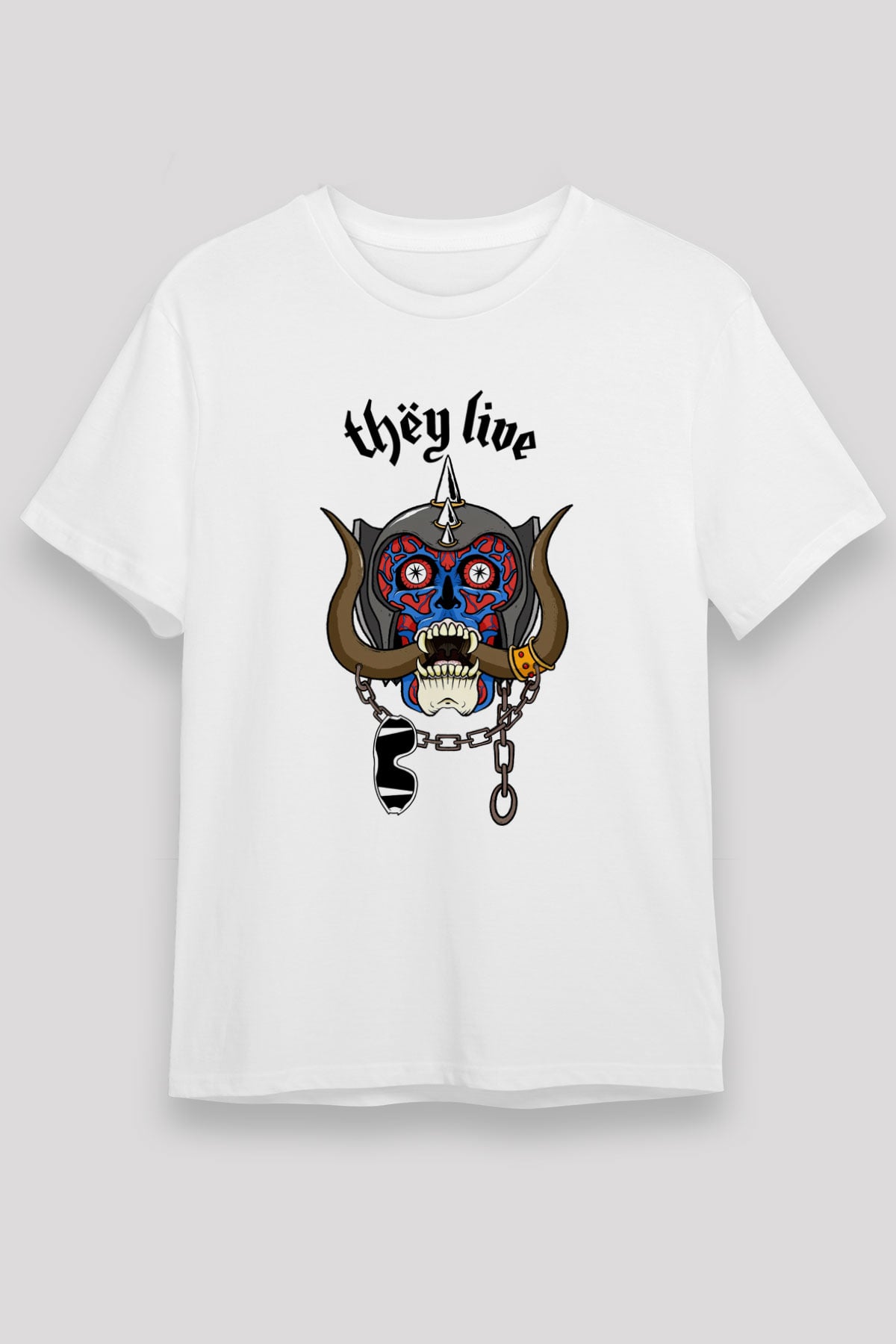 Motörhead Beyaz Unisex Tişört T-Shirt - TişörtFabrikası