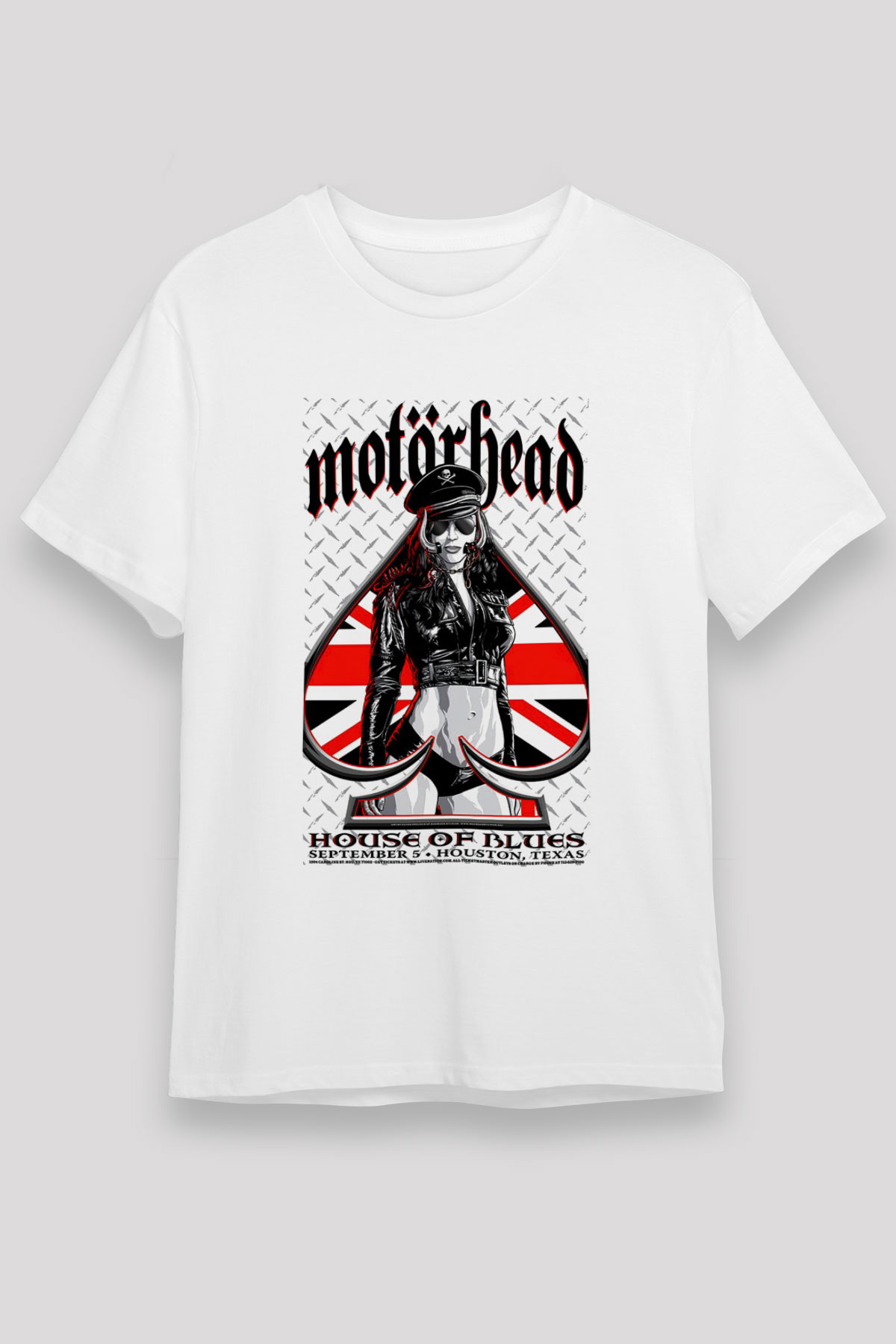 Motörhead Beyaz Unisex Tişört T-Shirt - TişörtFabrikası