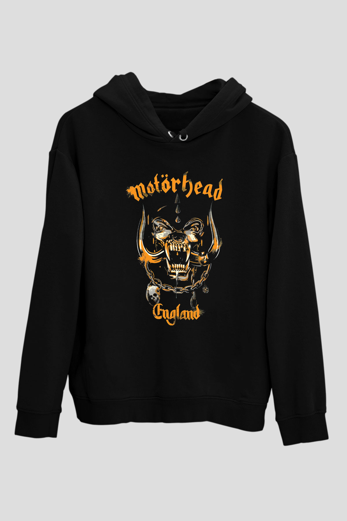 Motörhead England Siyah Unisex Hoodie