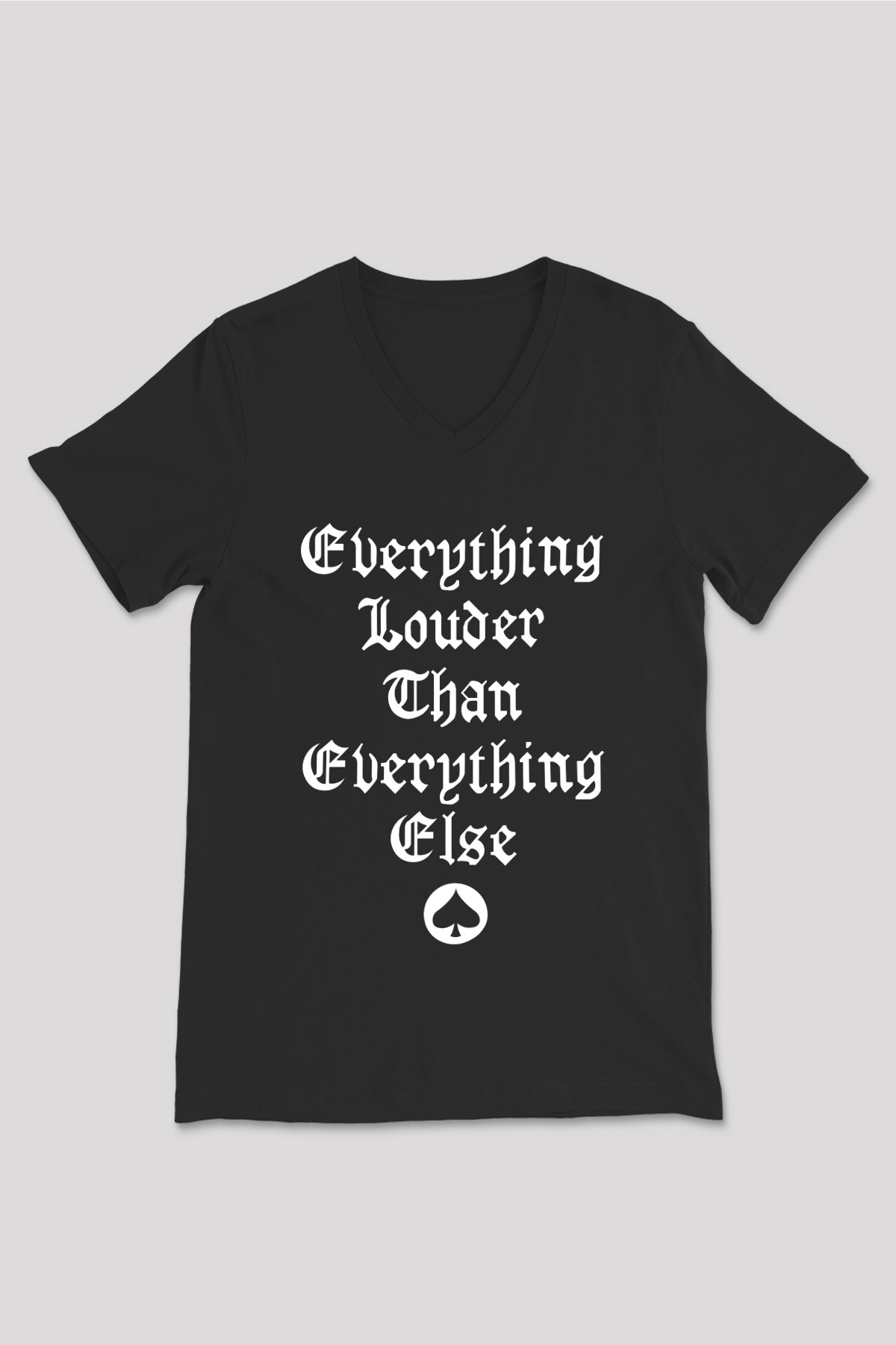 Motörhead Keep Calm And Listen To Siyah Unisex V Yaka Tişört