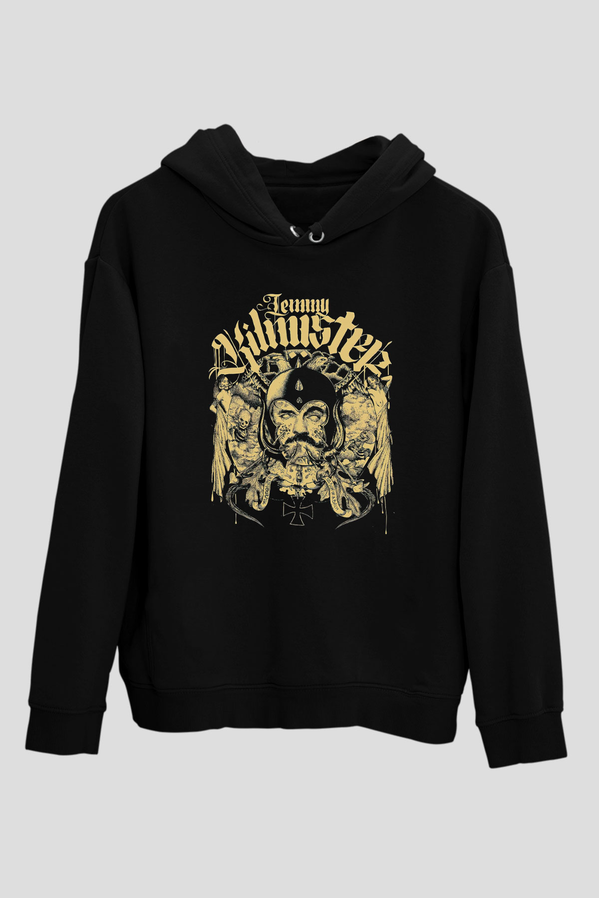 Motörhead Lemmy Kilmister Siyah Unisex Hoodie