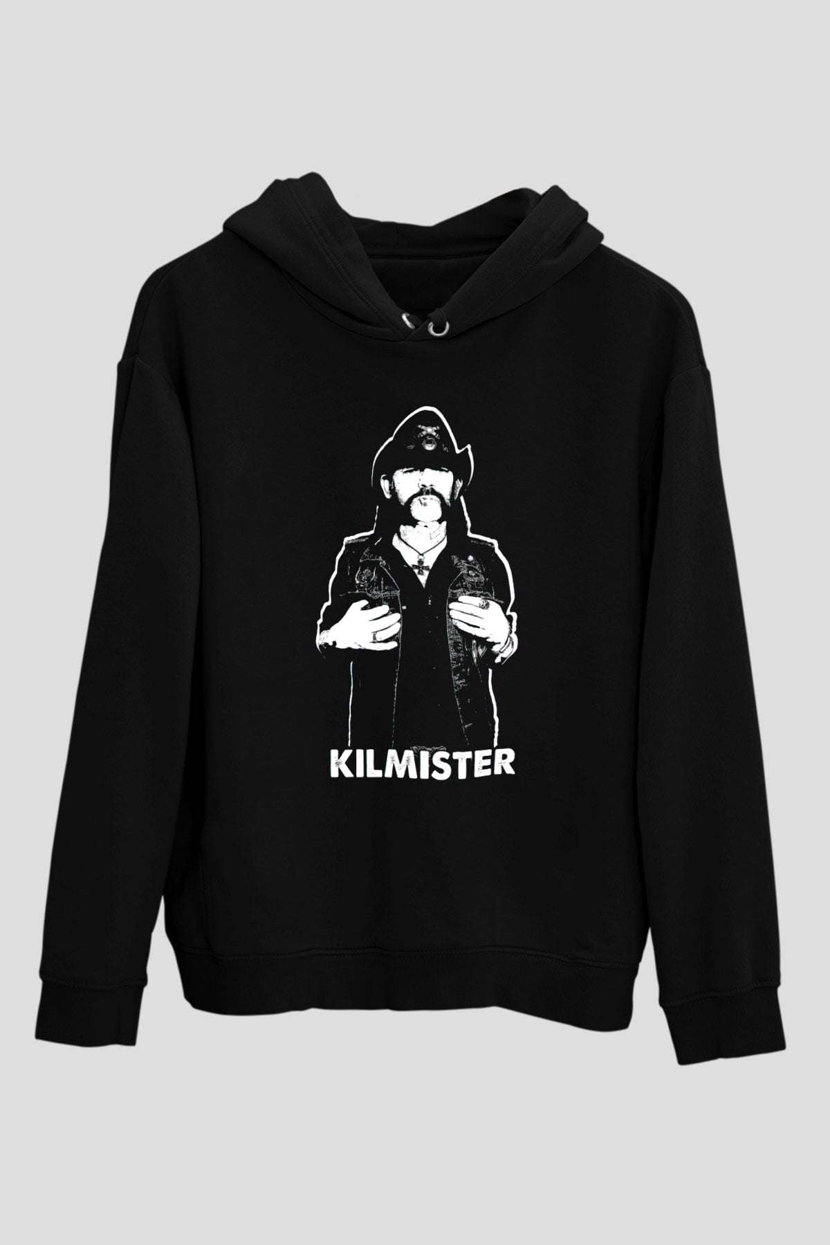 Motörhead Lemmy Siyah Unisex Kapüşonlu Sweatshirt