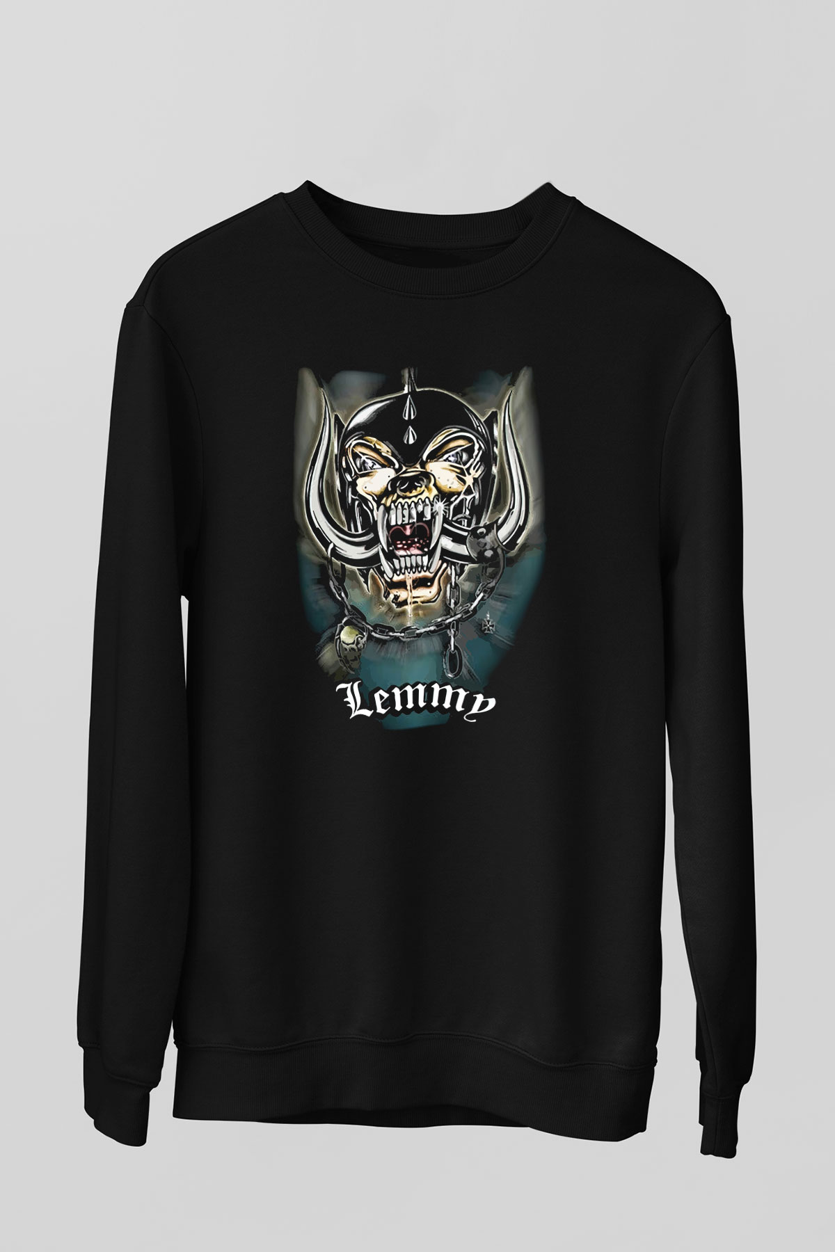 Motörhead Lemmy Siyah Unisex Sweatshirt