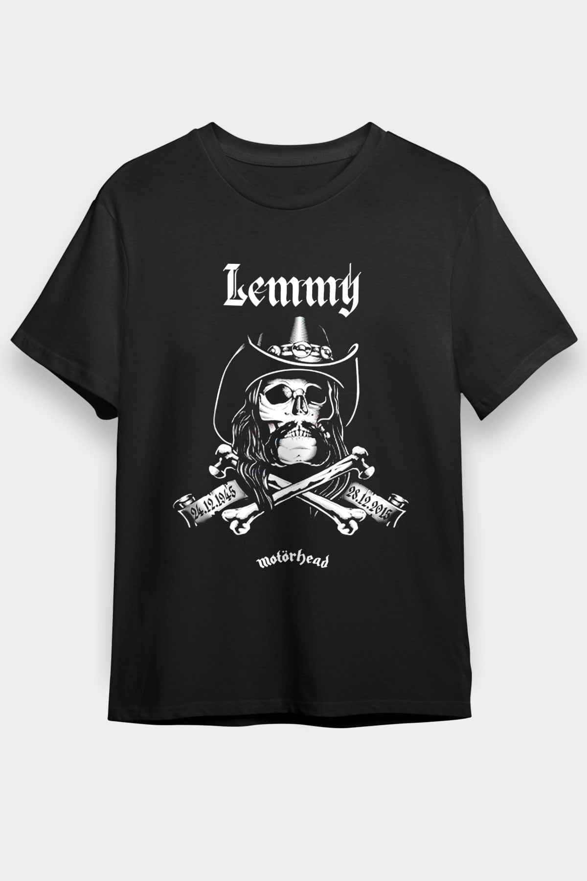 Motörhead Lemmy Siyah Unisex Tişört T-Shirt - TişörtFabrikası