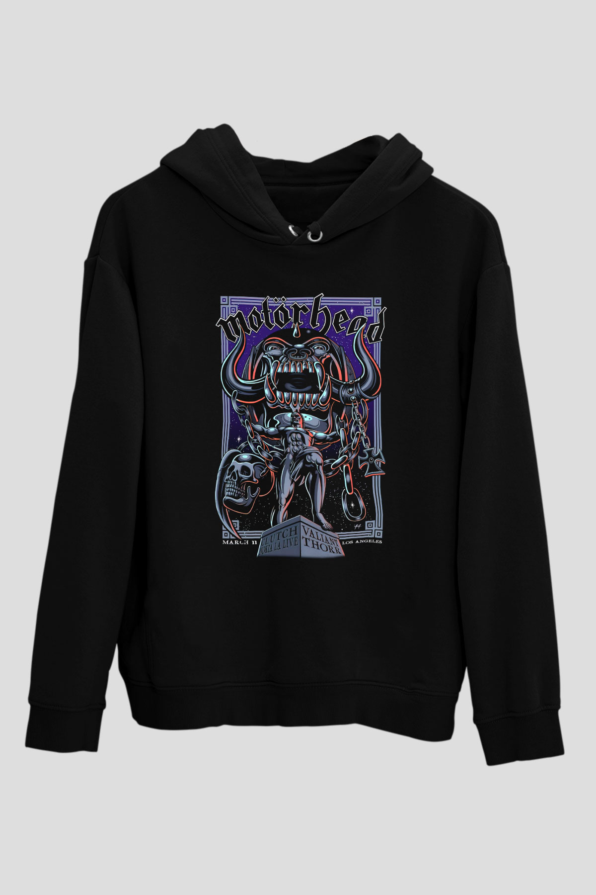 Motörhead Siyah Unisex Hoodie