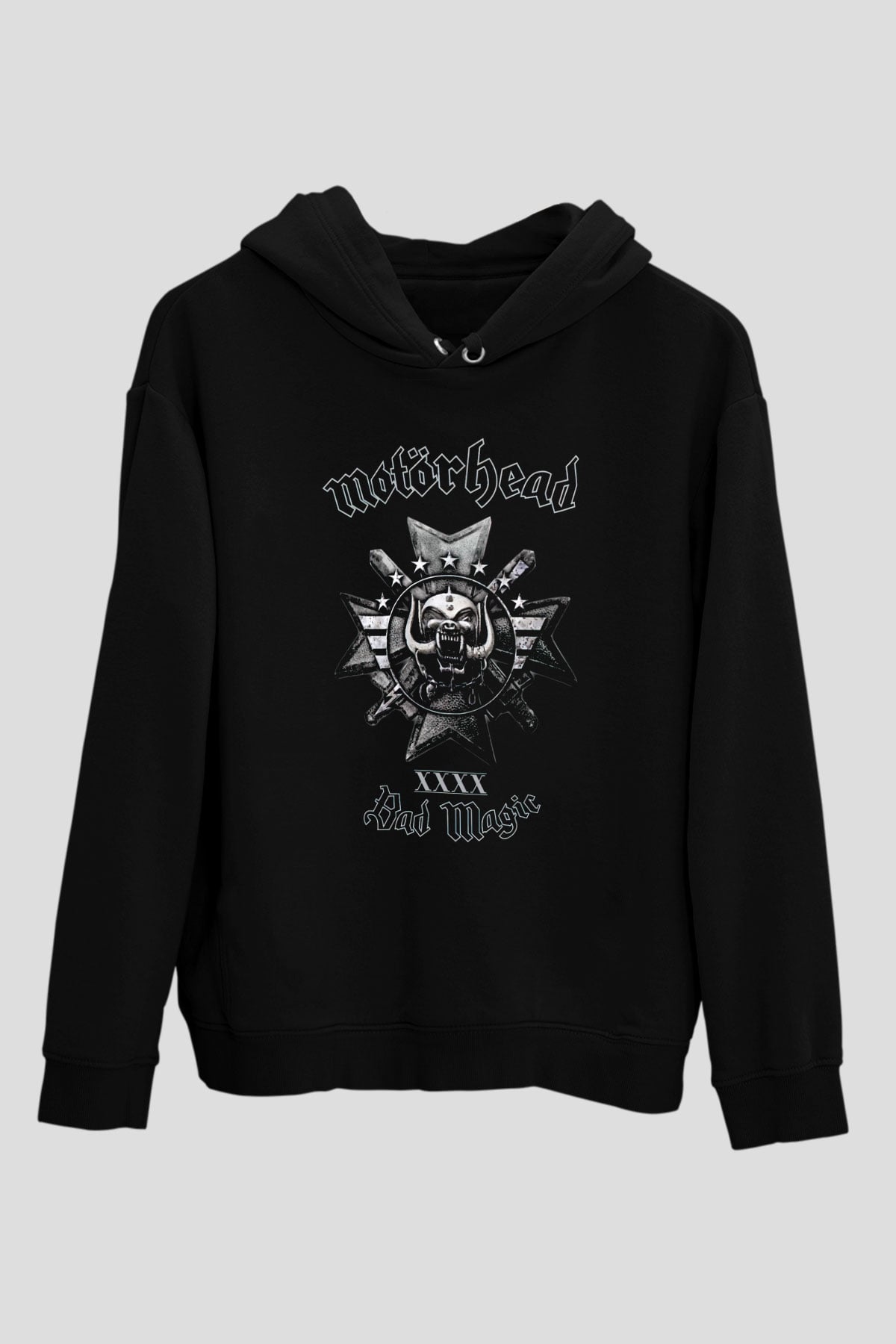 Motörhead Siyah Unisex Kapüşonlu Sweatshirt