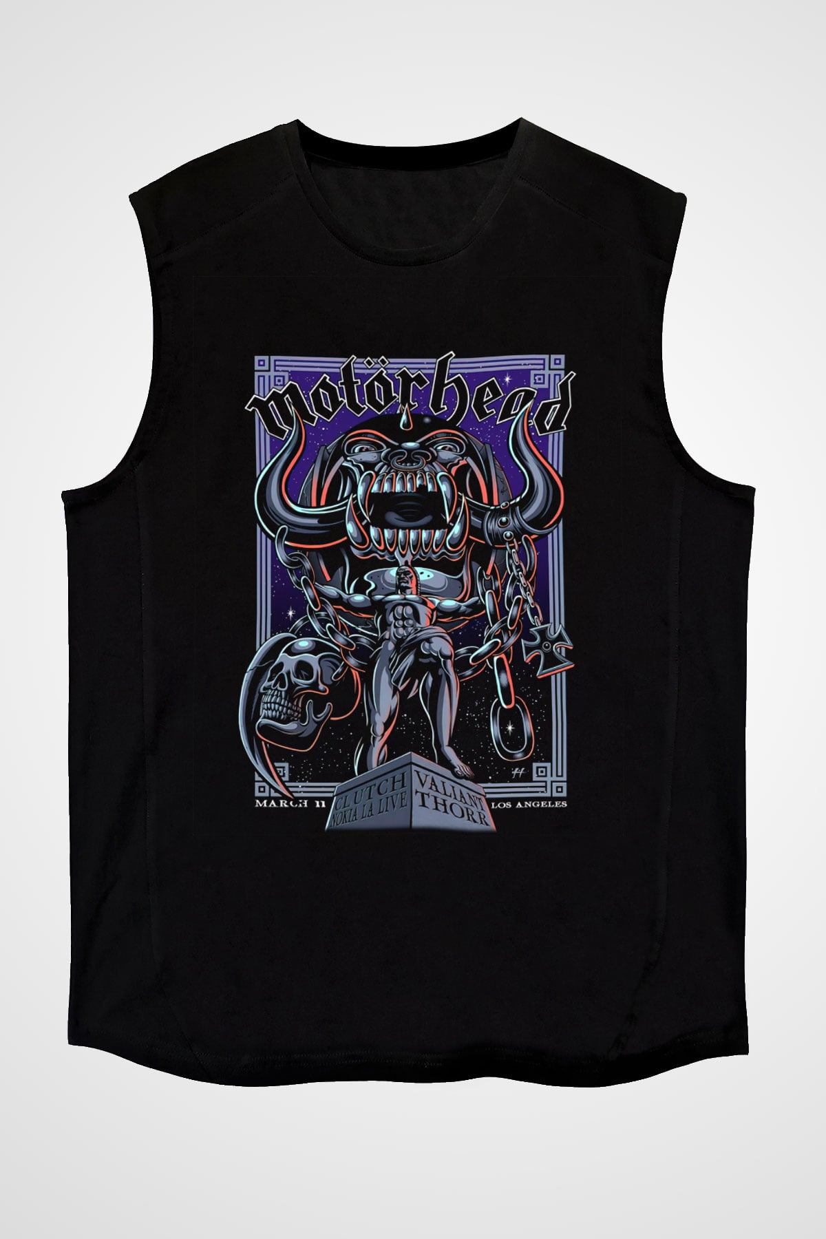 Motörhead Siyah Unisex Kolsuz Tişört