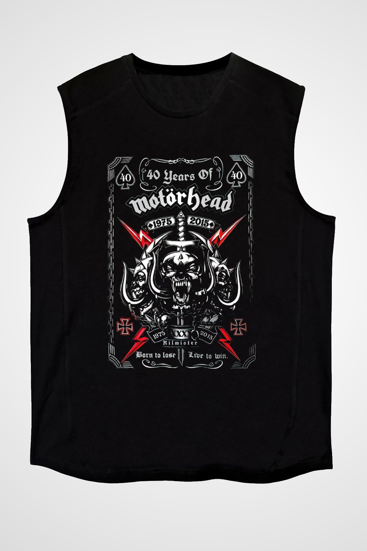 Motörhead Siyah Unisex Kolsuz Tişört