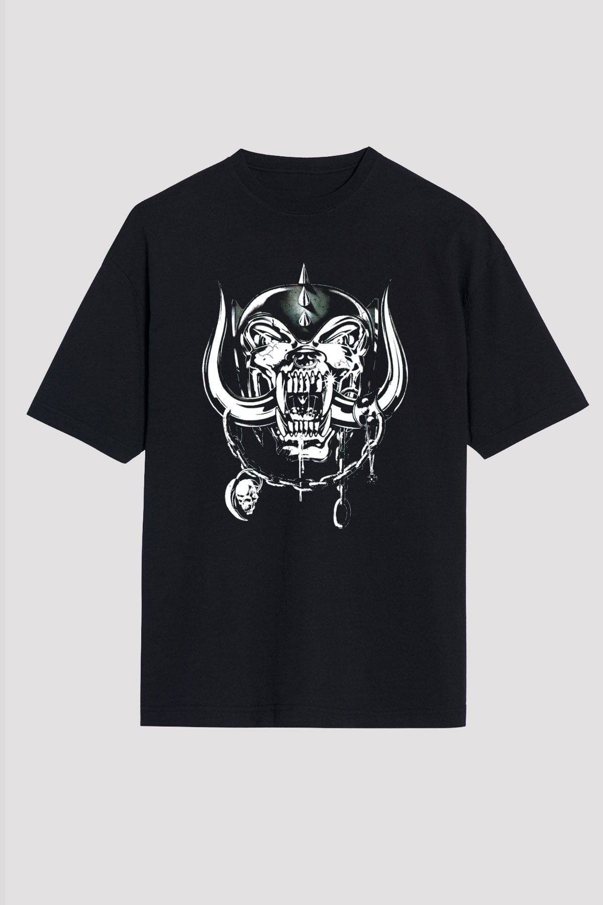 Motörhead Siyah Unisex Oversize Tişört T-Shirt
