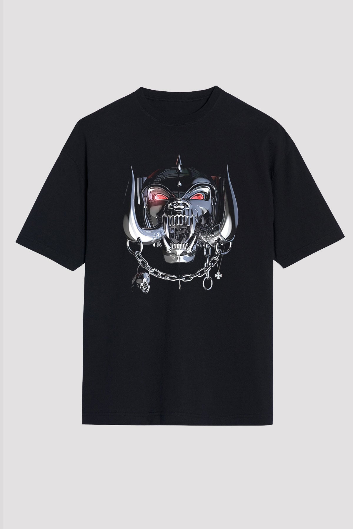 Motörhead Siyah Unisex Oversize Tişört T-Shirt