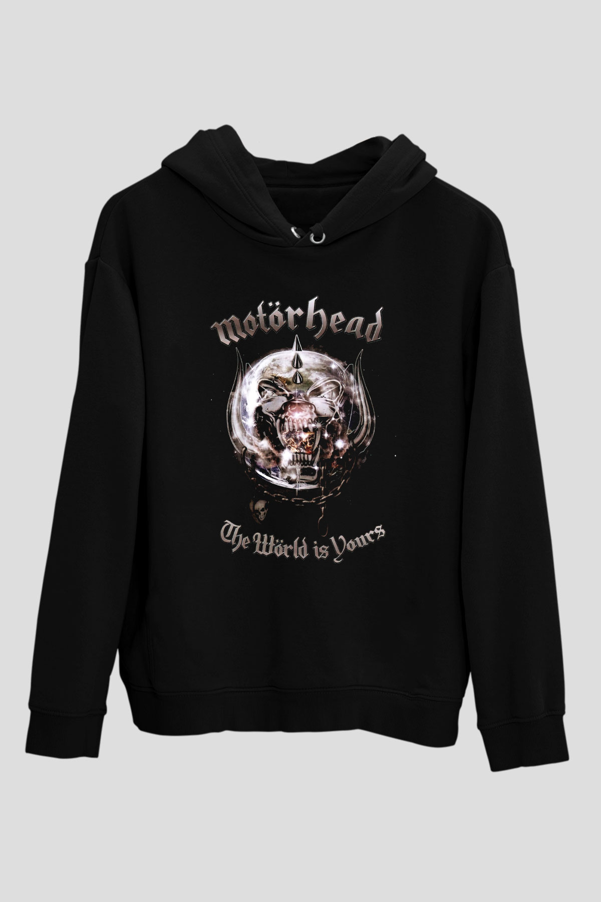 Motörhead The Wörld Is Yours Siyah Unisex Hoodie