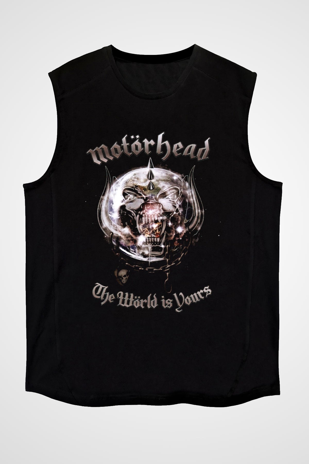 Motörhead The Wörld Is Yours Siyah Unisex Kolsuz Tişört
